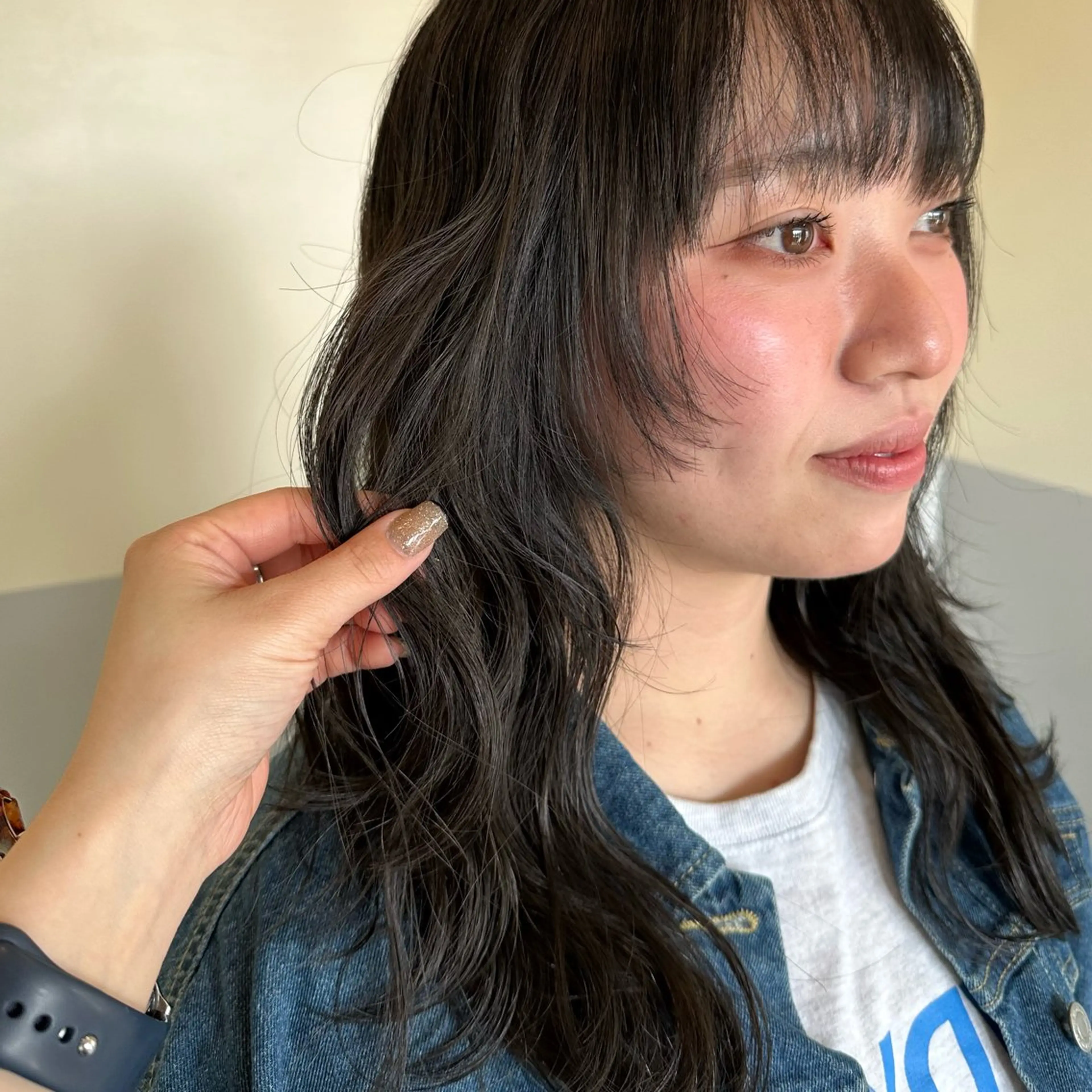 ロング 艶カラー/岡崎 /おかもとななのヘアスタイル