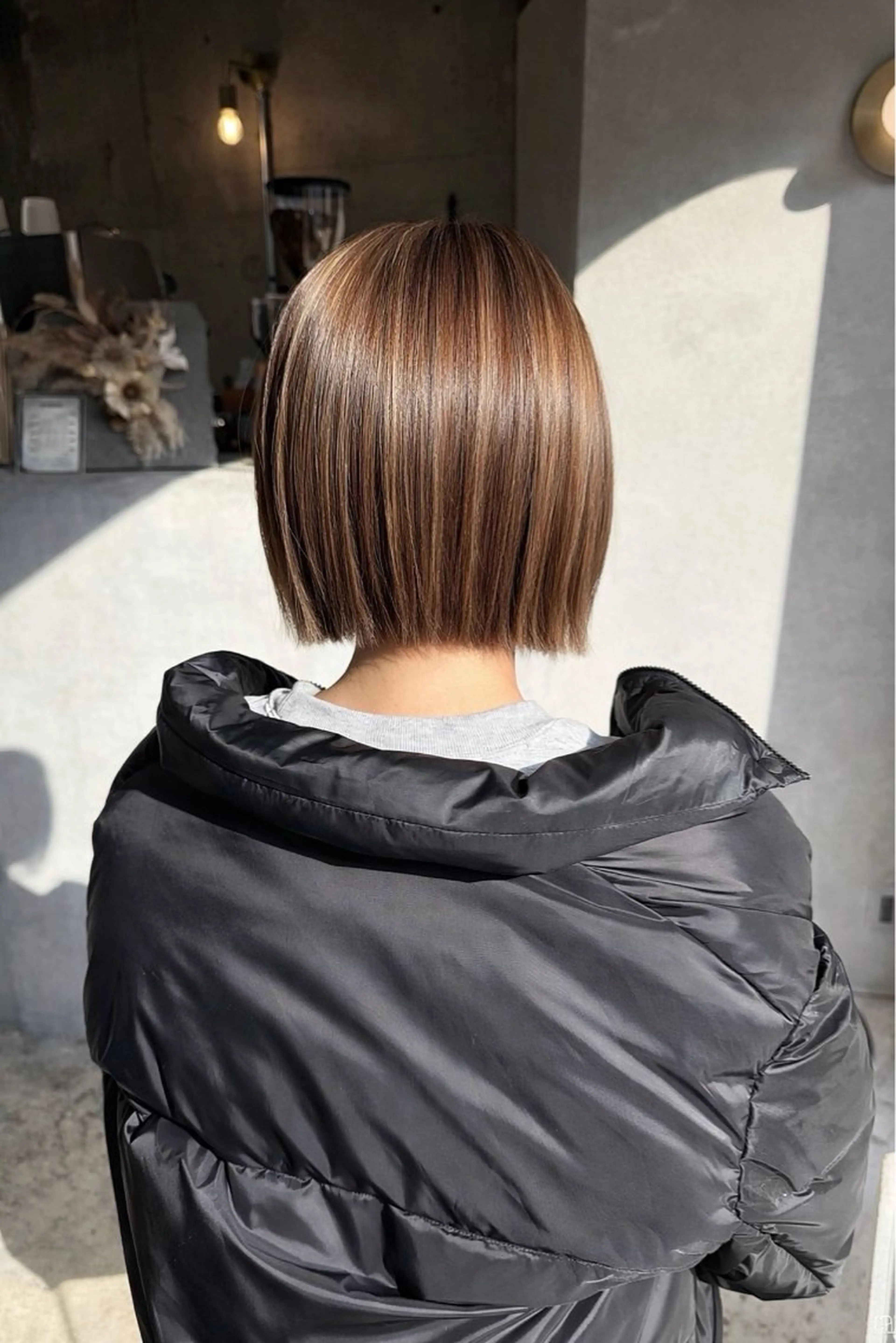 ショート カラー ハイライトカラー ボブ ハイライト カット ヘアカラー ボブ支持率NO1 🌈CHIKAのヘアスタイル