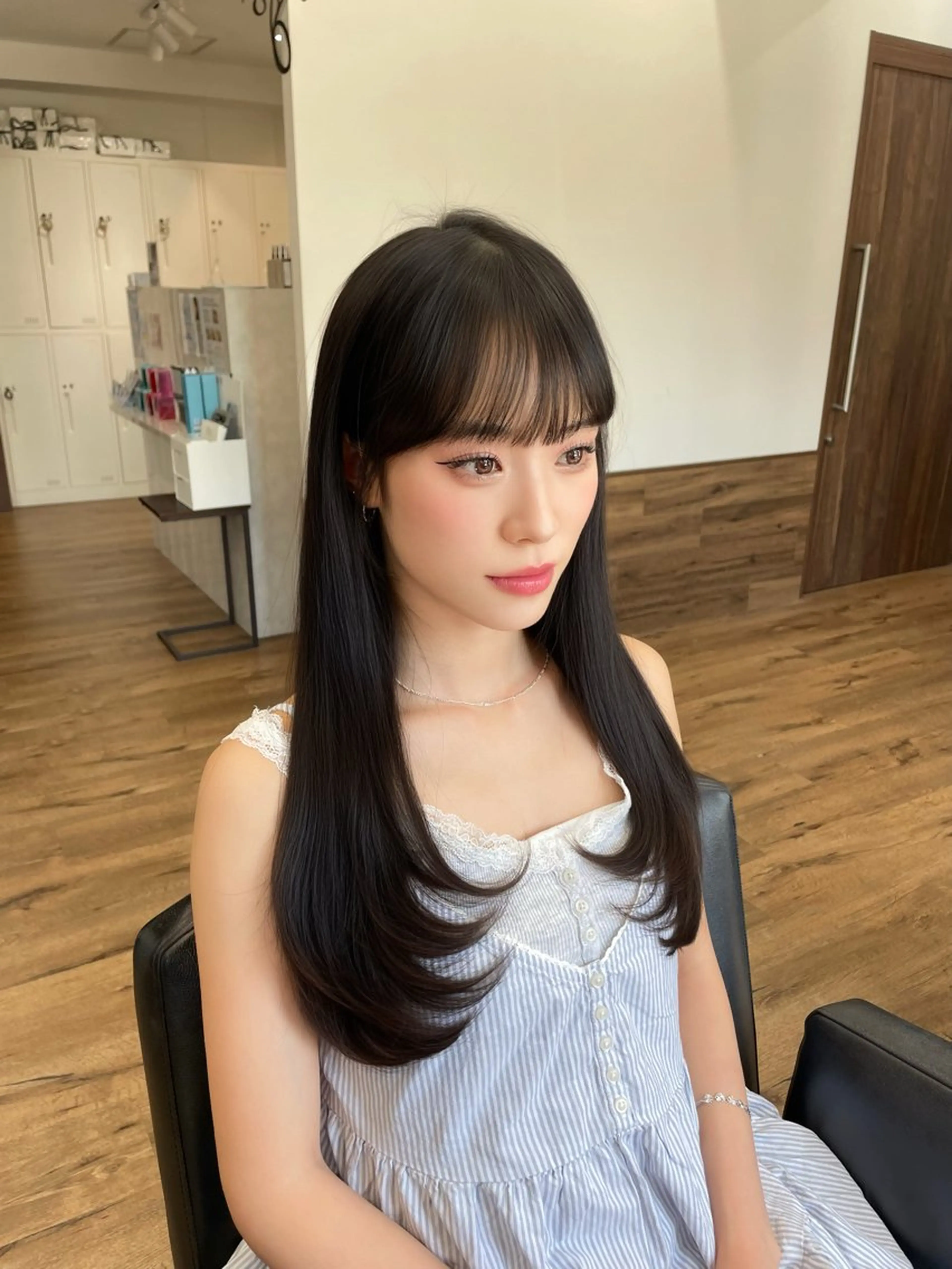 ✂️韓国風レイヤーカットの写真