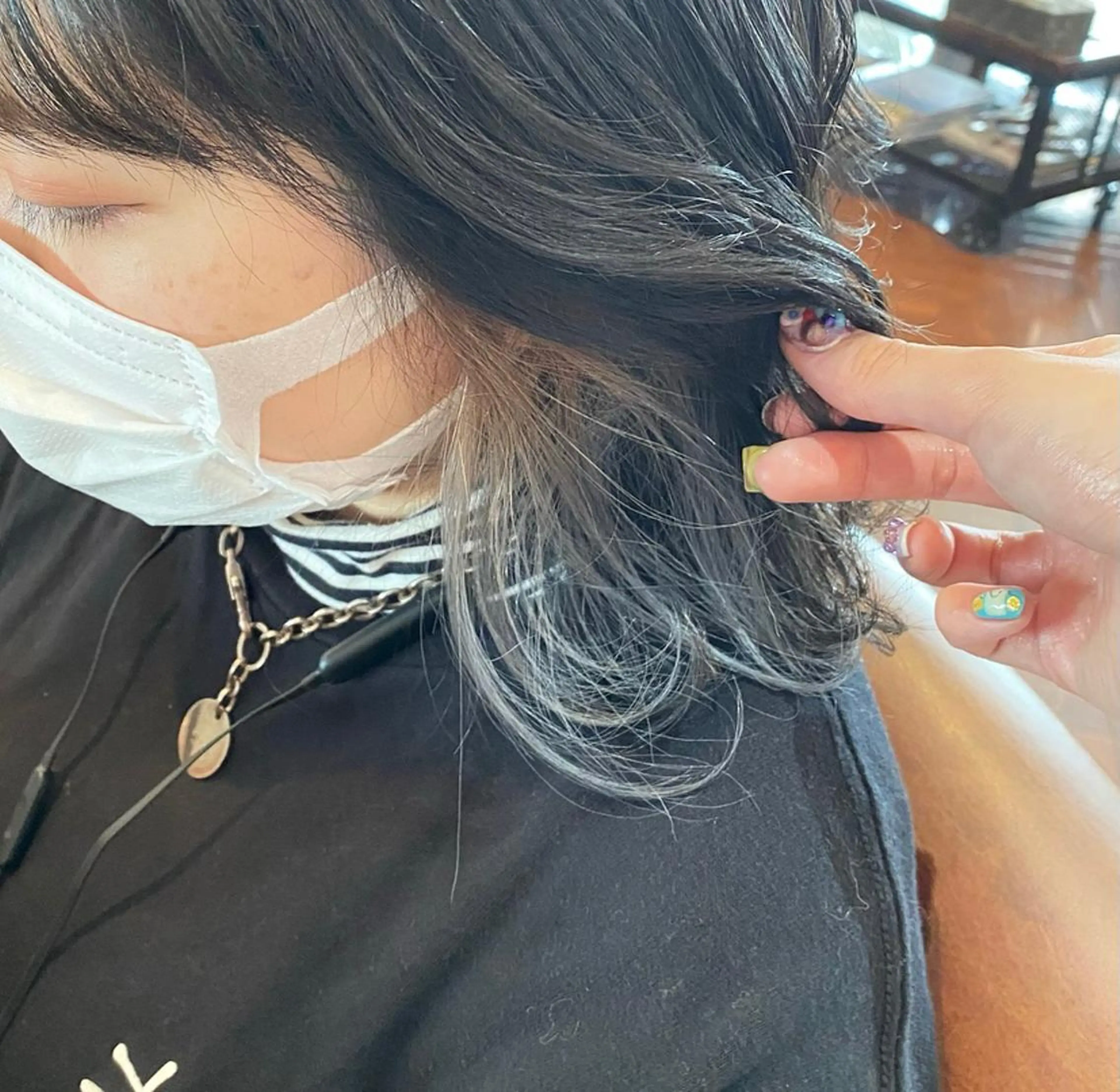 セミロング カラー 🌈🌸あおき みちる🌟💗のヘアスタイル