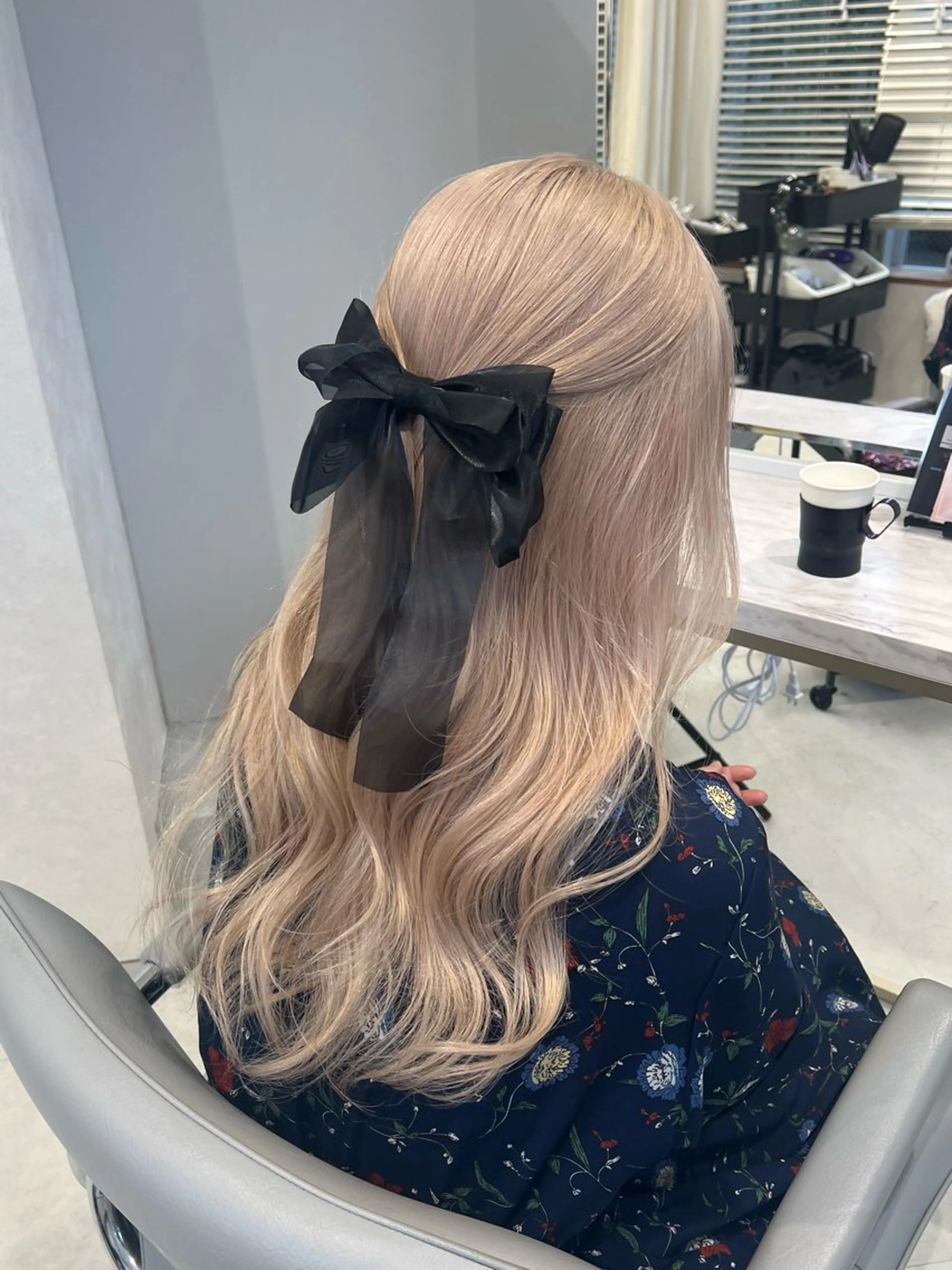 ロング カラー ヘアカラー トリートメント youres hair 髪質改善トリートメント&ヘッドスパ  新宿三丁目店【ユアーズヘア】所属・🦋透明感カラー 👑NODOKA🦋のヘアスタイル