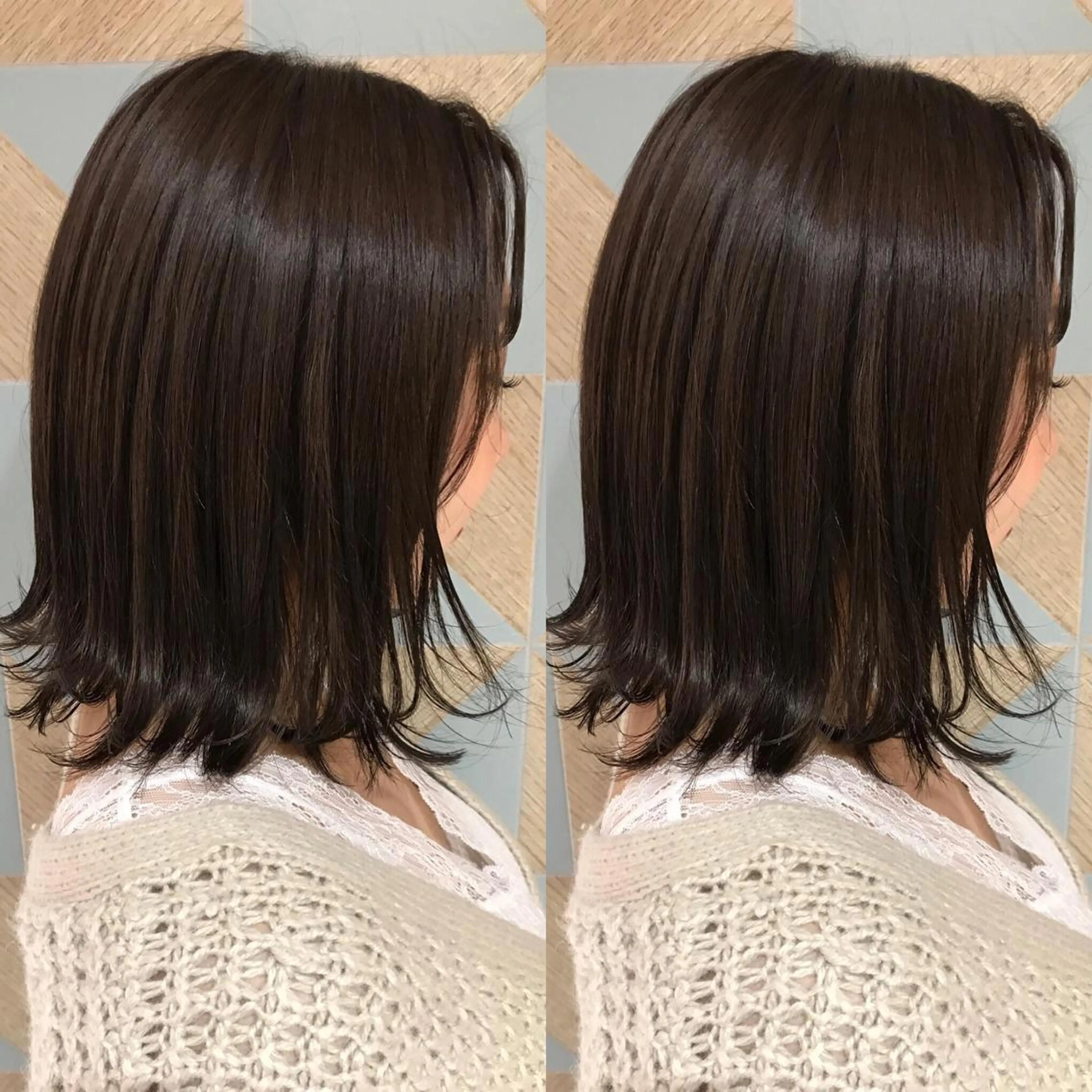 ミディアム カラー ヘアカラー SALOWIN所属・小栗 麻衣のヘアスタイル