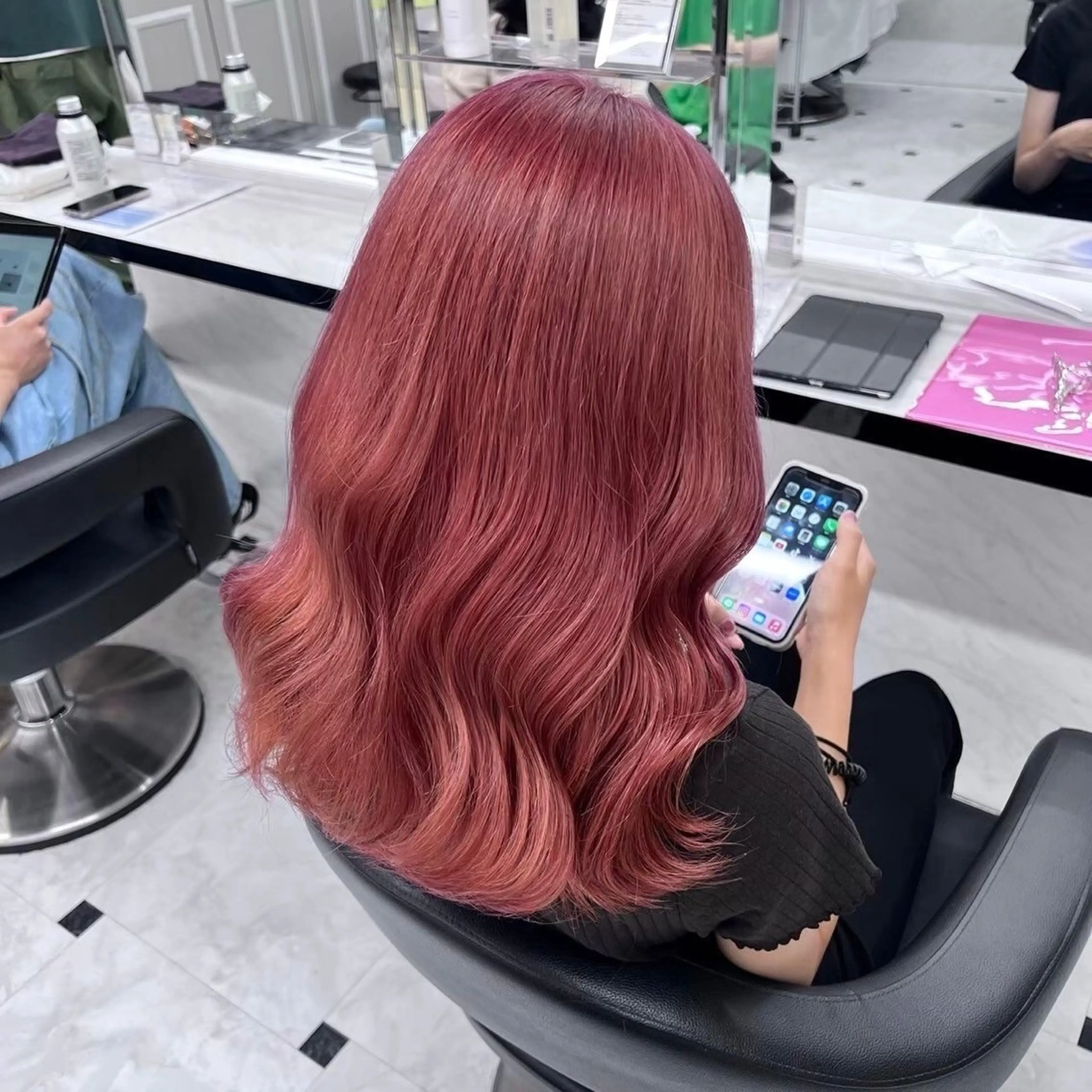 カラー La fith hair pur茶屋町店所属・momoka/茶屋町 /艶髪カラーのヘアスタイル