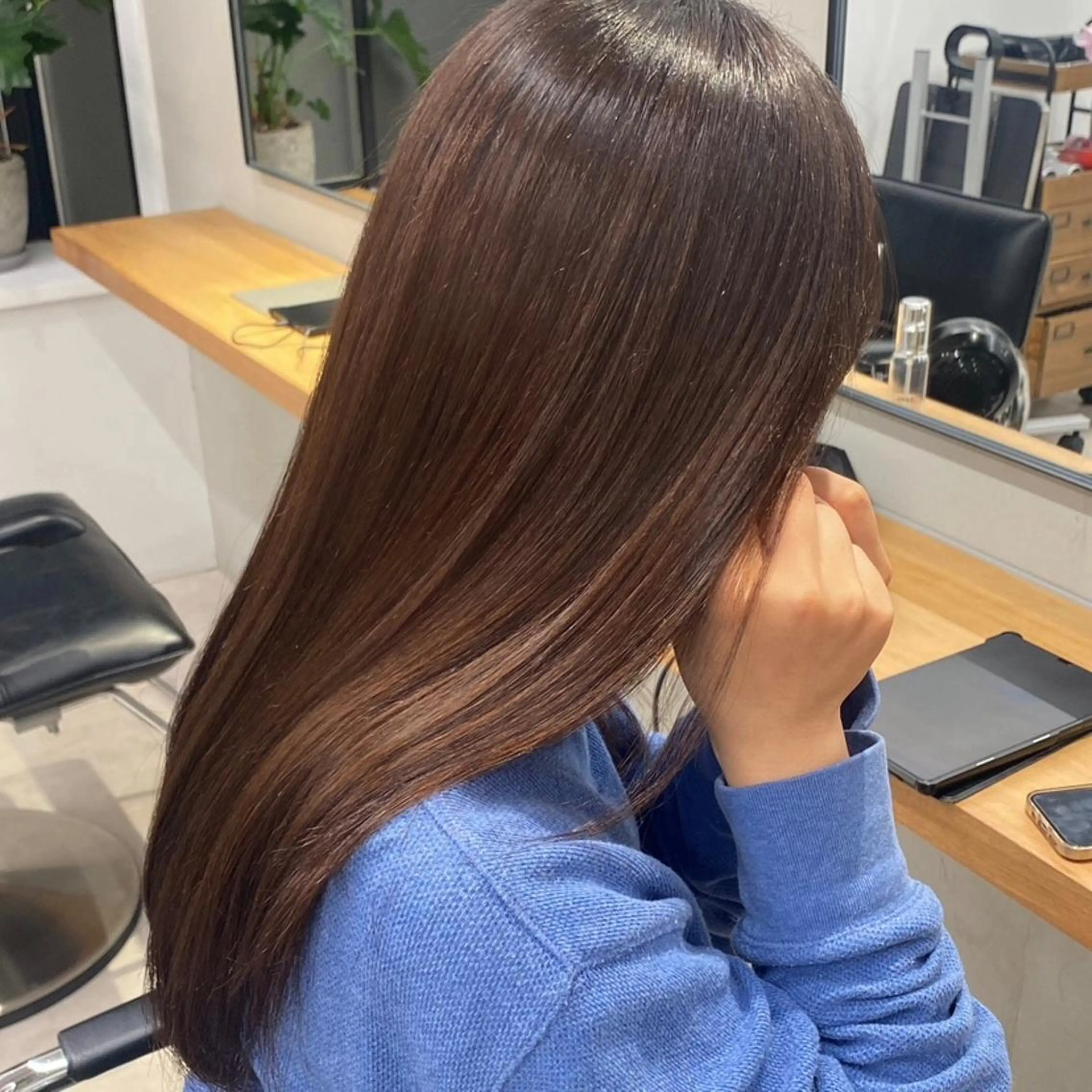 ロング カラー カット 縮毛矯正 トリートメント noa/ 渋谷のヘアスタイル