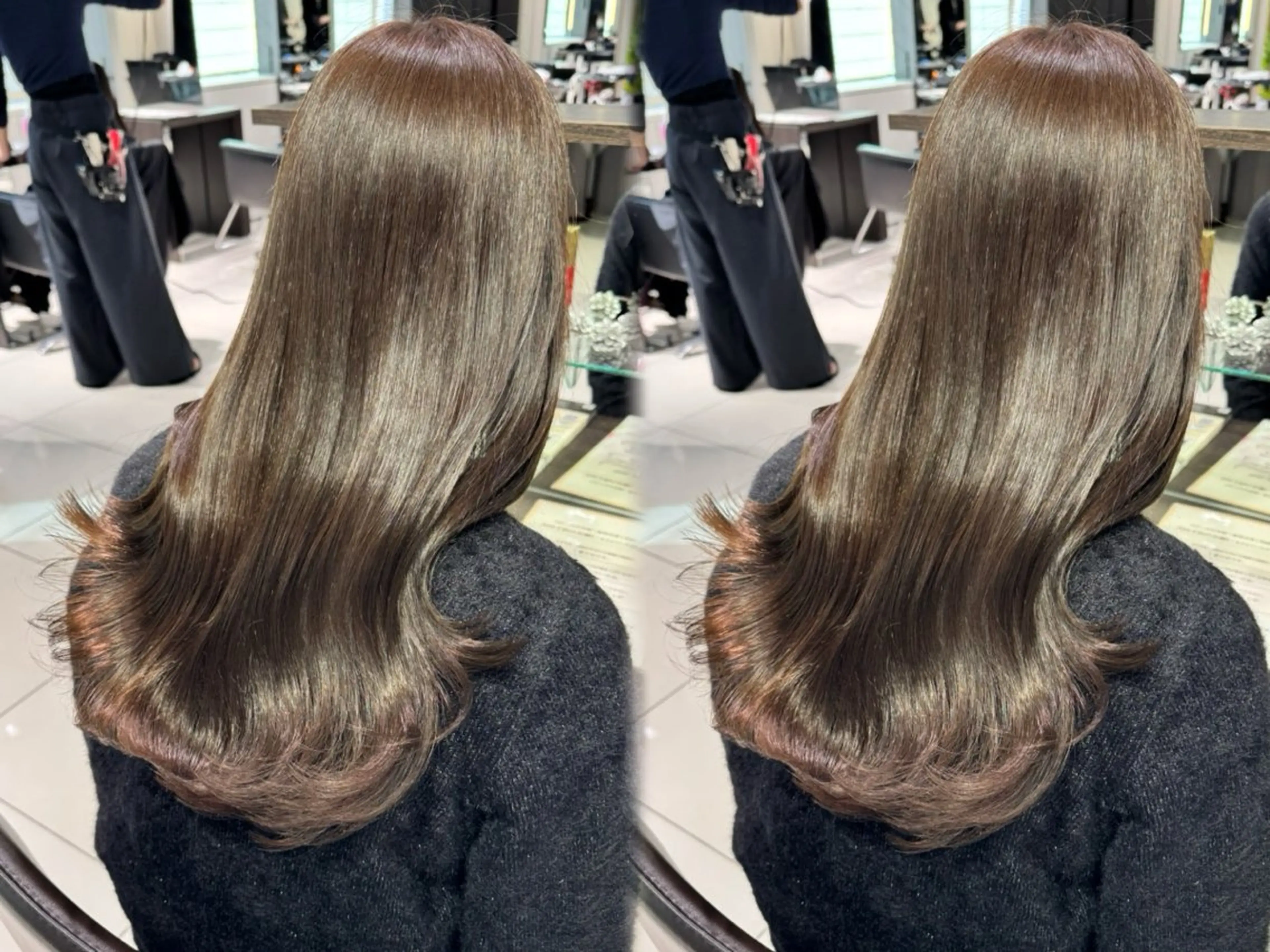 カラー 艶カラー/マツエク /似合わせ🤍ななえのヘアスタイル