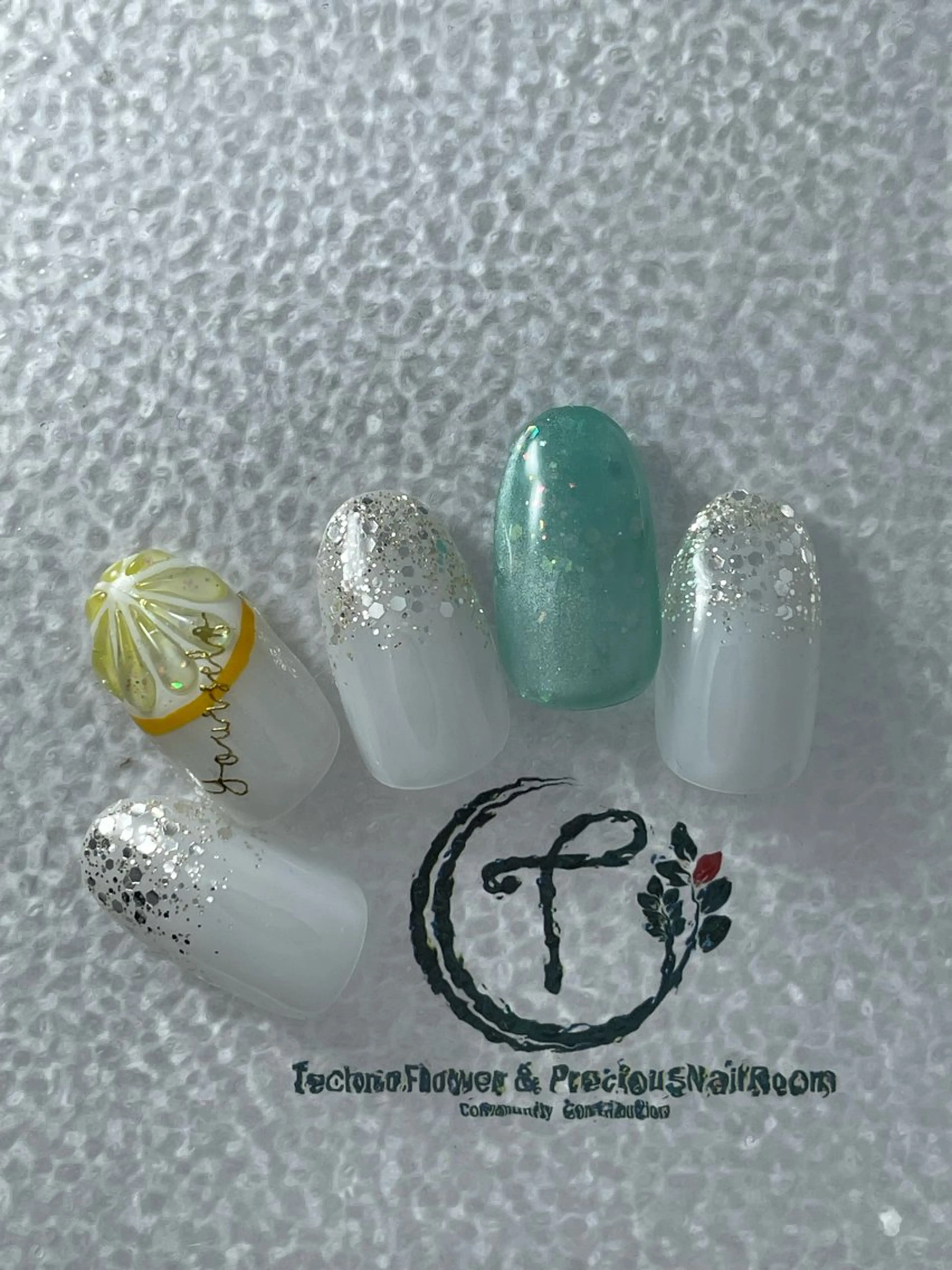 ネイル フラワーネイル precious nail room所属・precious nail roomのネイルデザイン