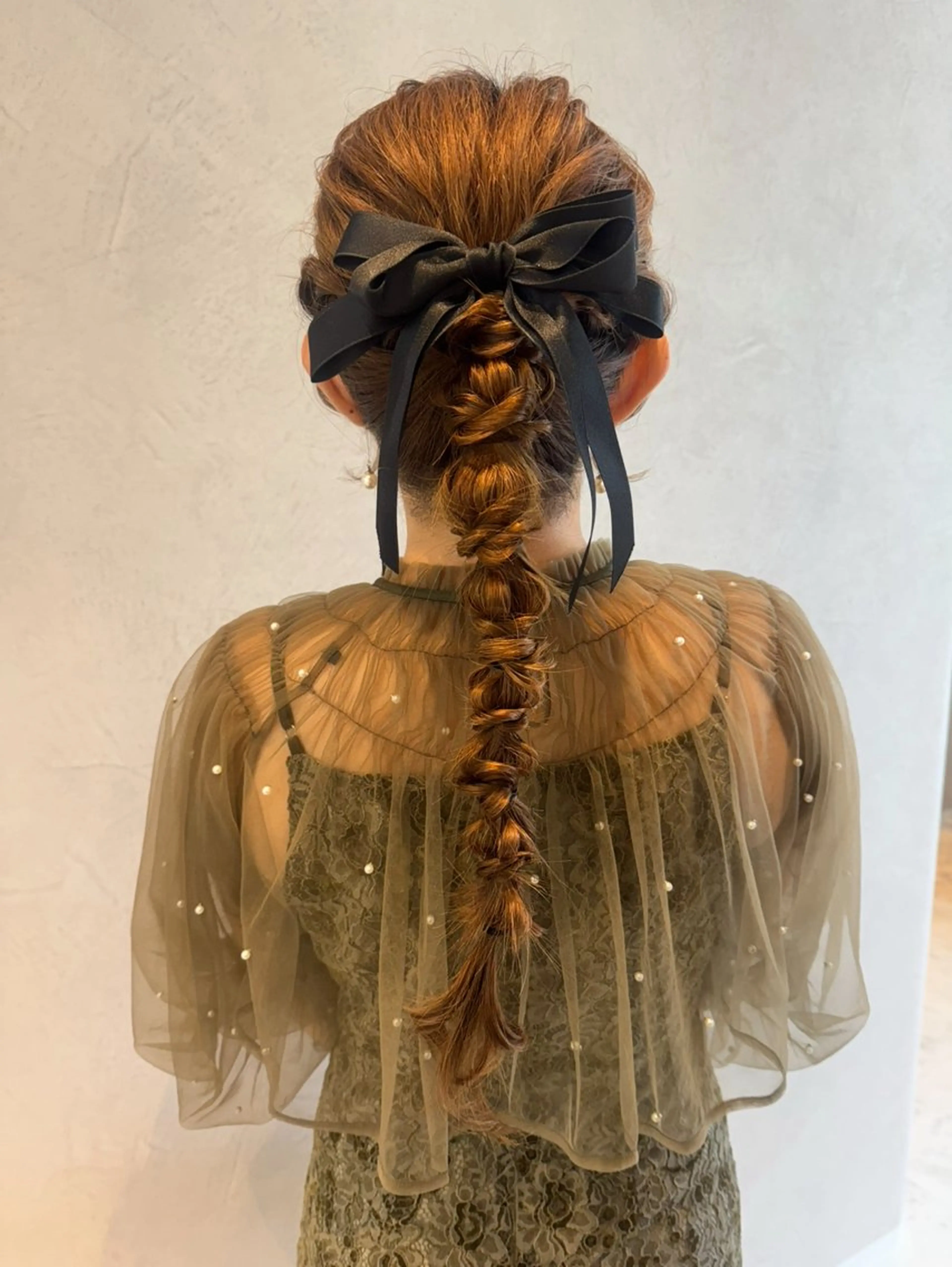 ロング ヘアセット 島崎 穂乃香のヘアスタイル