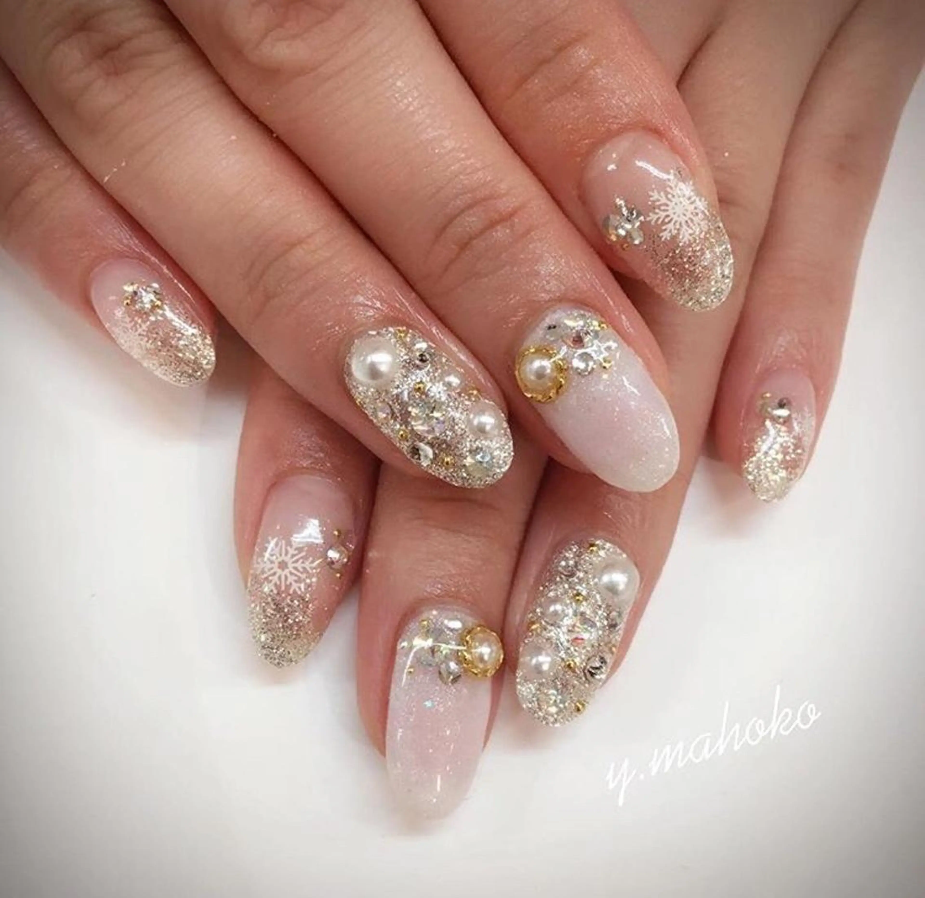 ネイル She nail studio 原宿所属・パラジェル有/ スカルプ/mahoのネイルデザイン