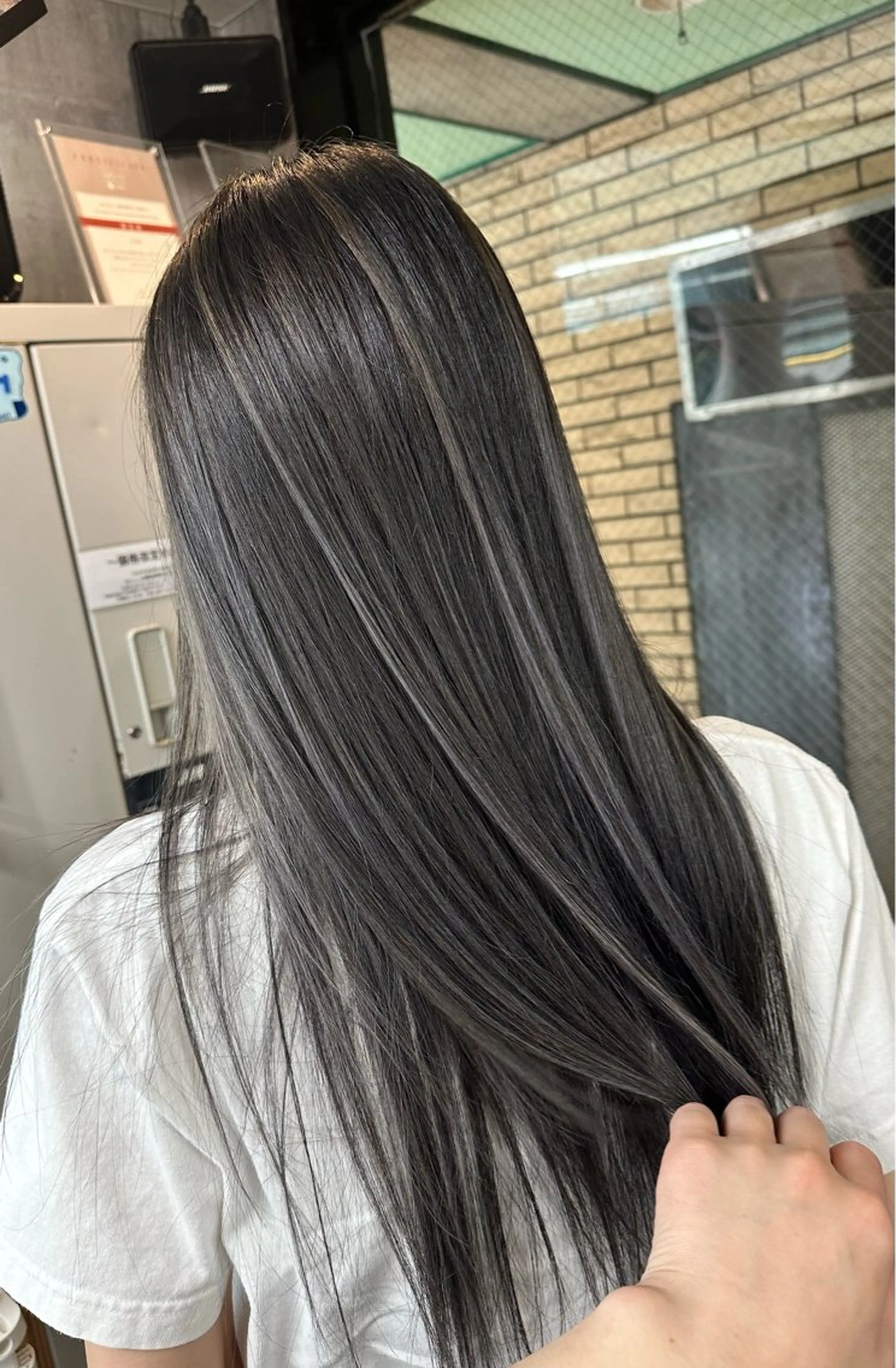 ロング カラー カット トリートメント 難波ブリーチカラー 伊藤洋輝のヘアスタイル