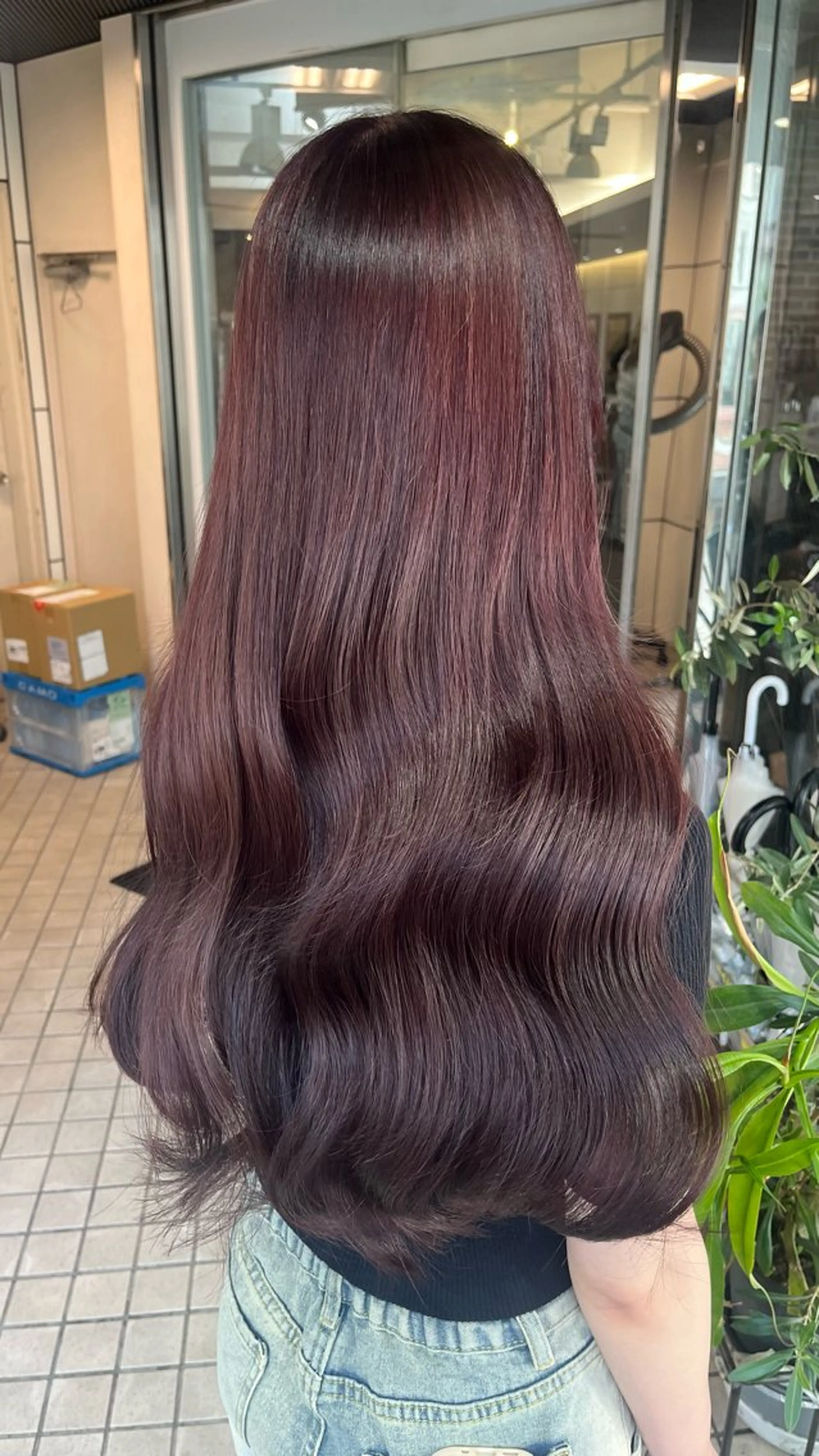 ロング カラー ヘアカラー トリートメント 🎀暖色カラー/ ハナ🎀のヘアスタイル