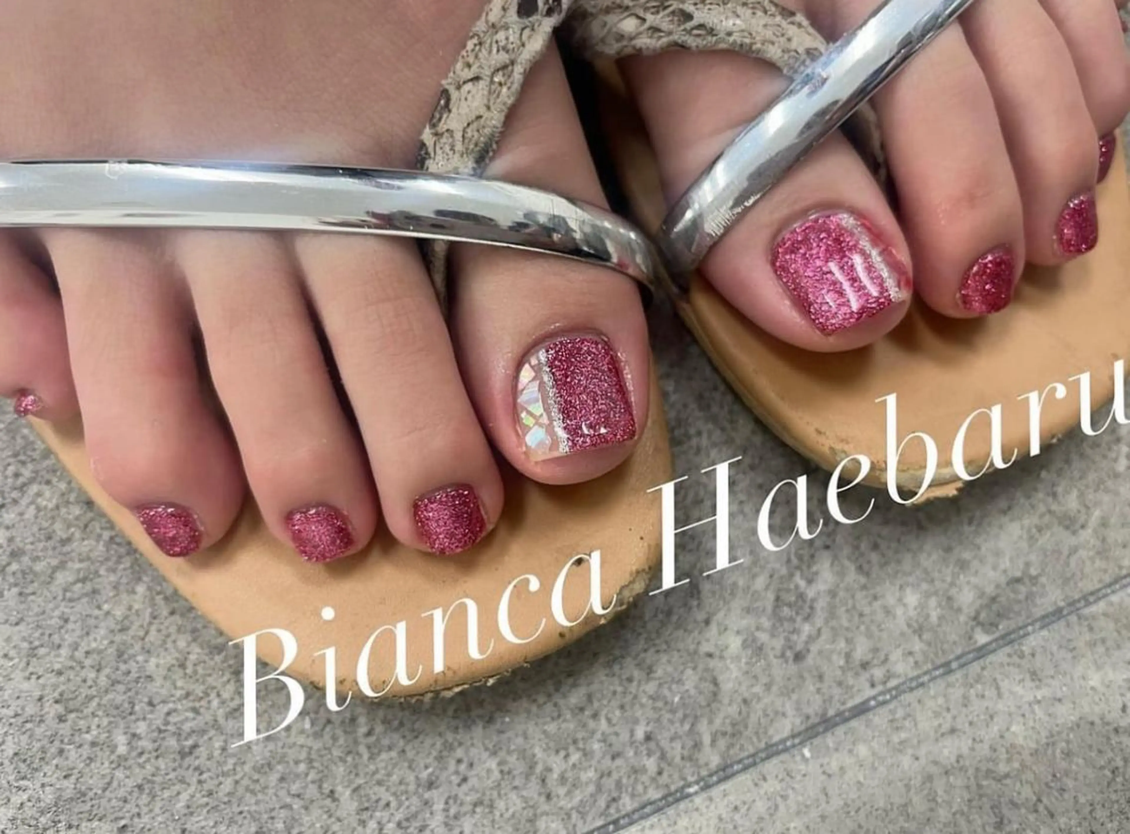 【フットネイル★初回オフ無料】シンプルワンカラー￥7230の写真