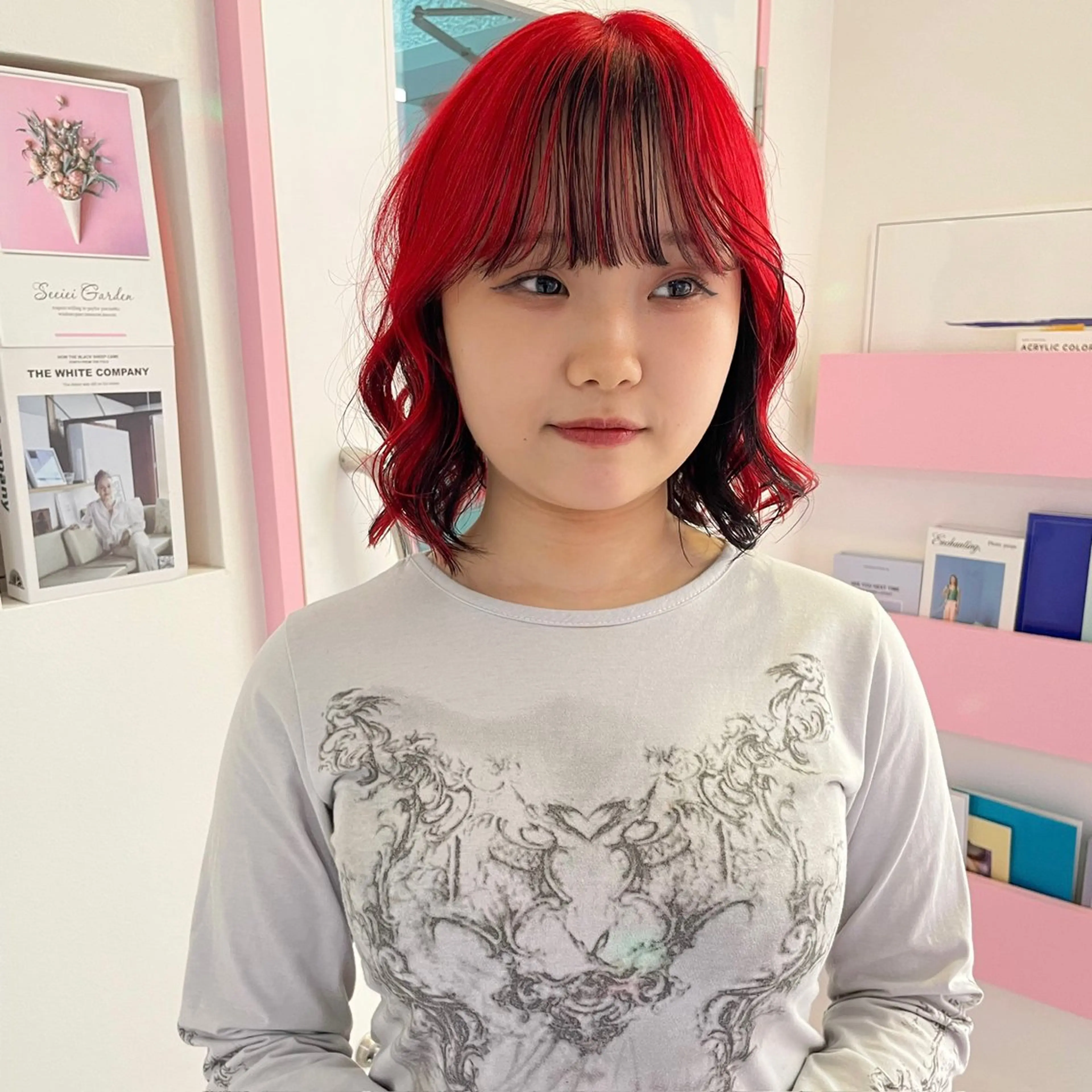 ショート カラー カット ヘアカラー トリートメント ボブ特化✨ 松本竜之介のヘアスタイル