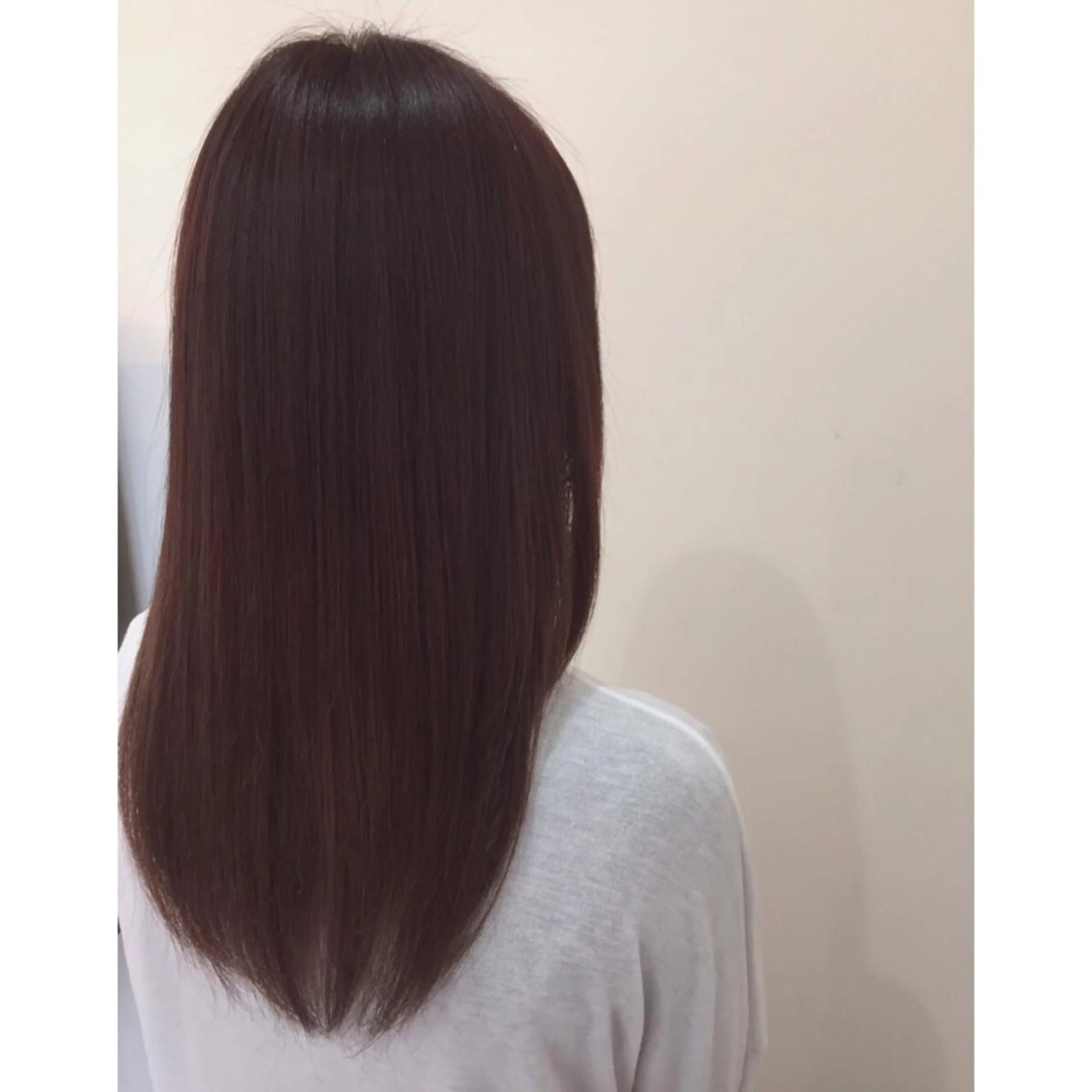 ロング カラー ヘアアレンジ ピンクカラー バイオレットカラー 福壽 優奈のヘアスタイル