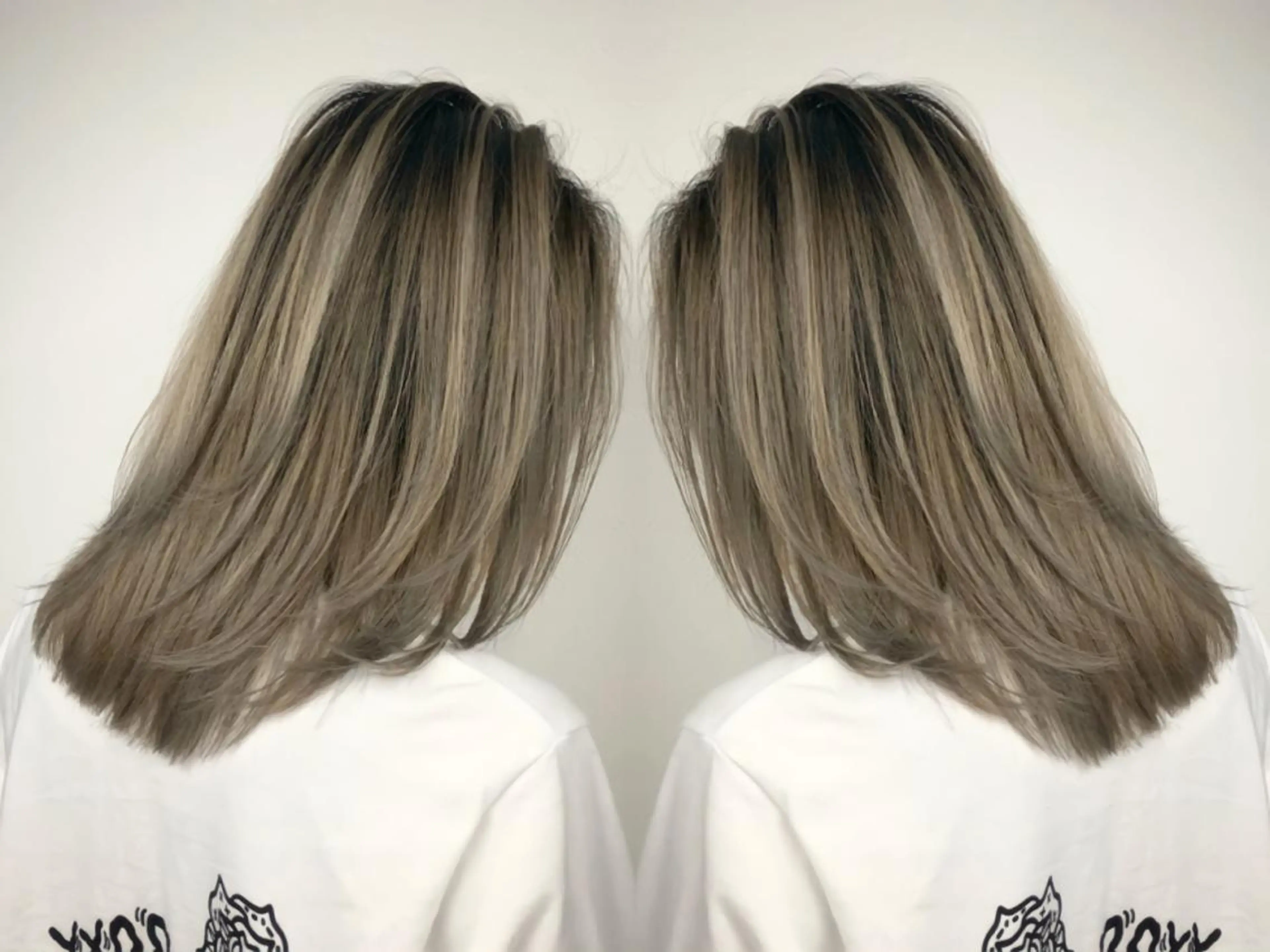 セミロング ハイライト レイヤーカット NEO Beauty Salon所属・𝐍𝐄𝐎 𝐉𝐔𝐑𝐈のネイルデザイン