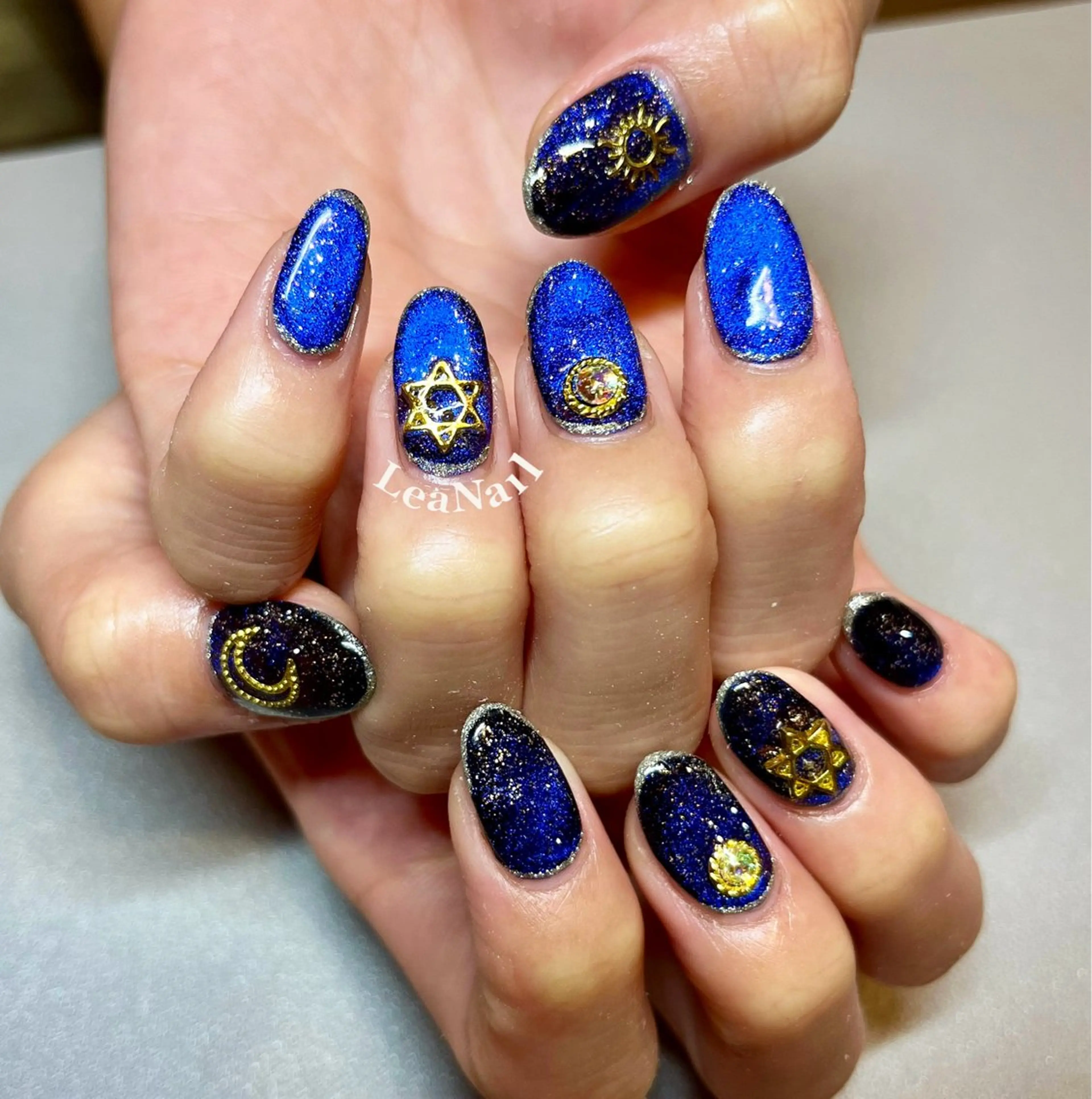 ネイル マグネットネイル 持ち込み Lea Nailのネイルデザイン