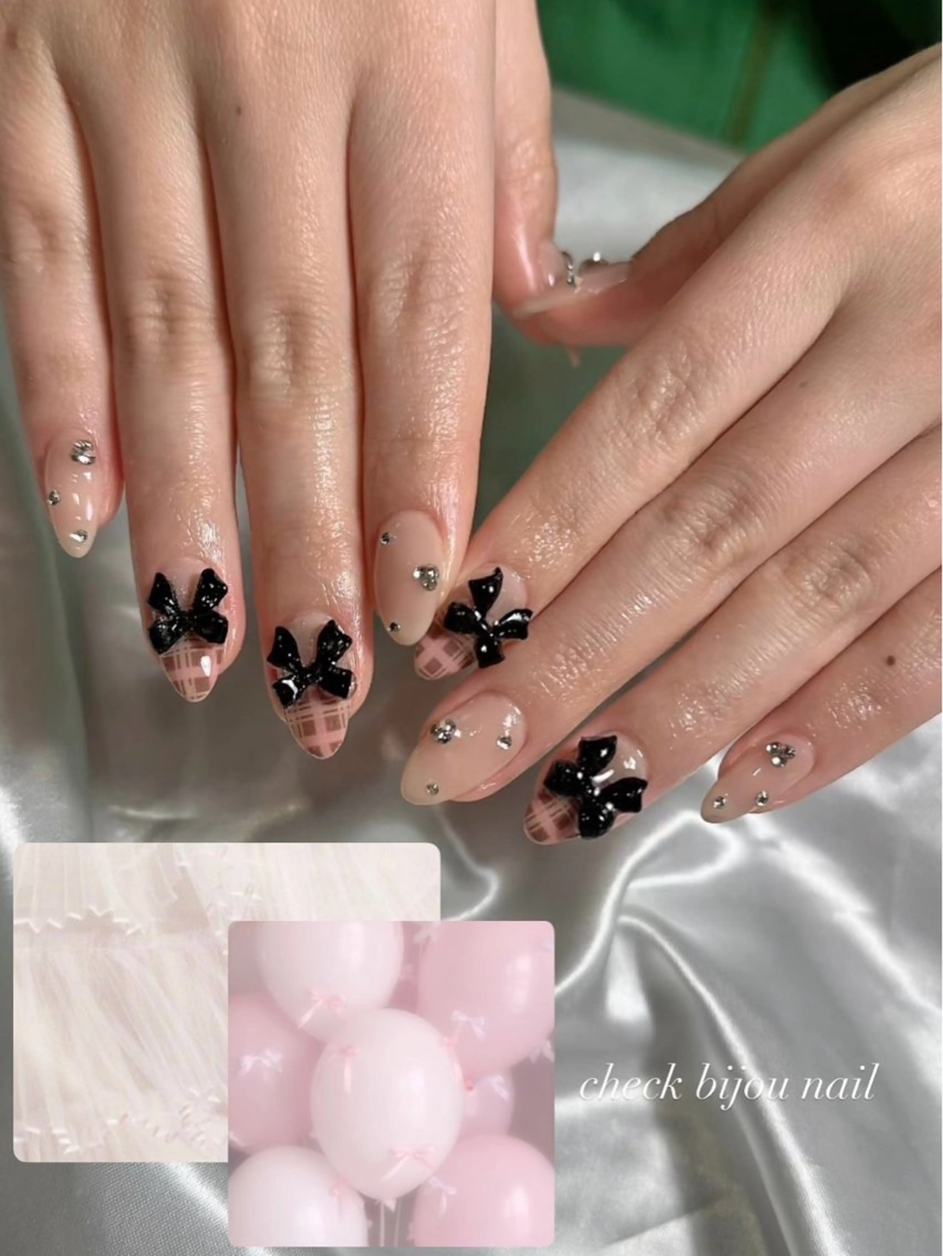 ネイル 韓国ネイル ワンホンネイル tsuki🎀ワンホ ン🍒ガーリー🪄のネイルデザイン