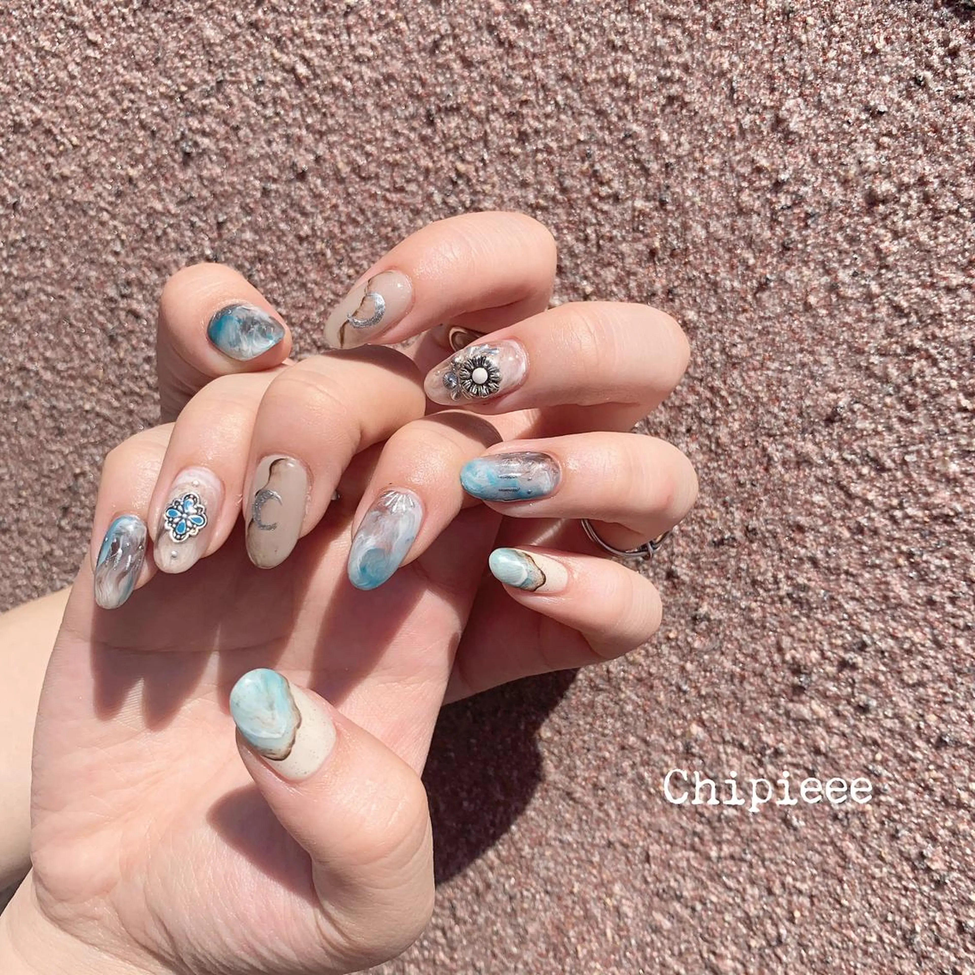 ネイル ハンドネイル revia所属・ERI Nailistのネイルデザイン