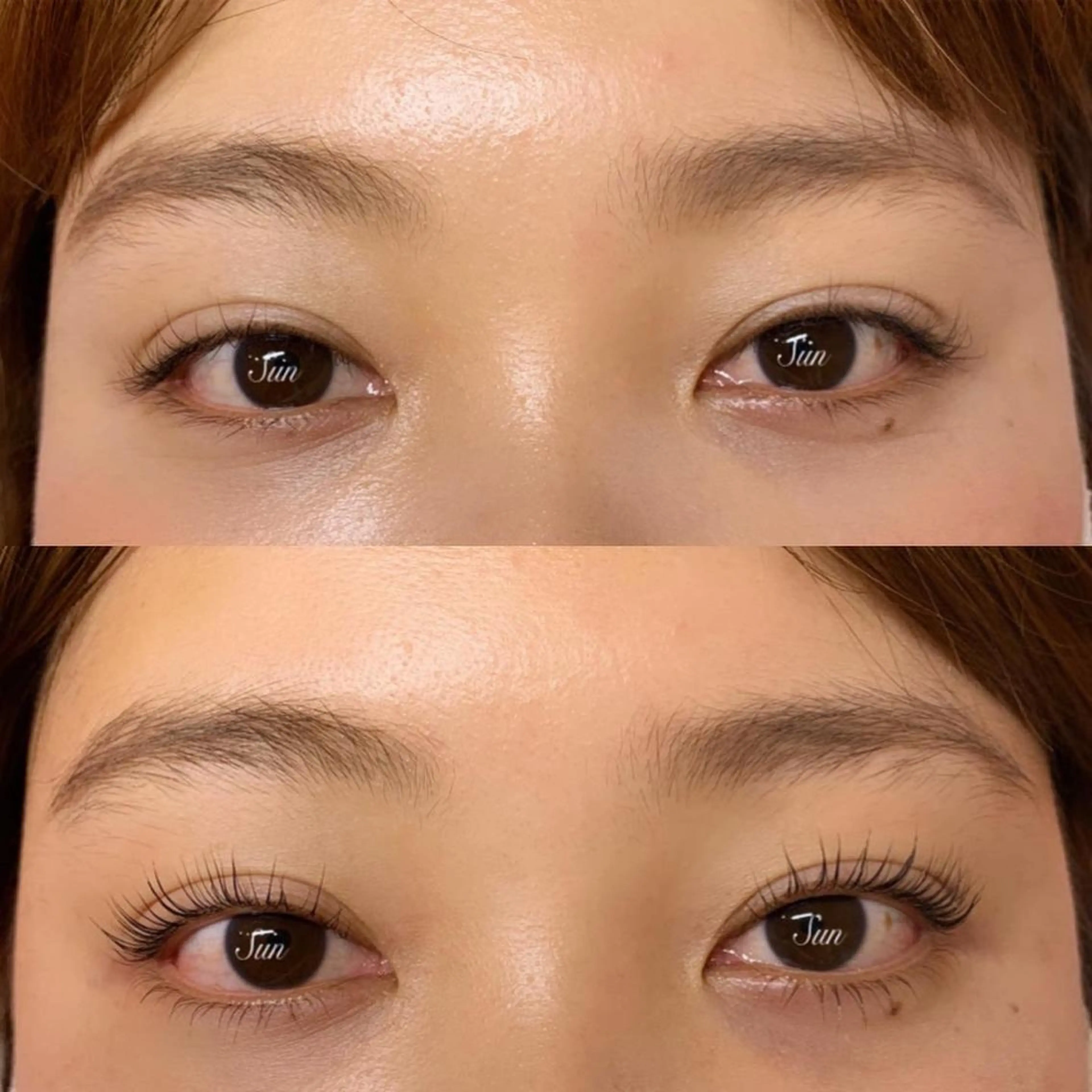 下まつ毛パーマの写真