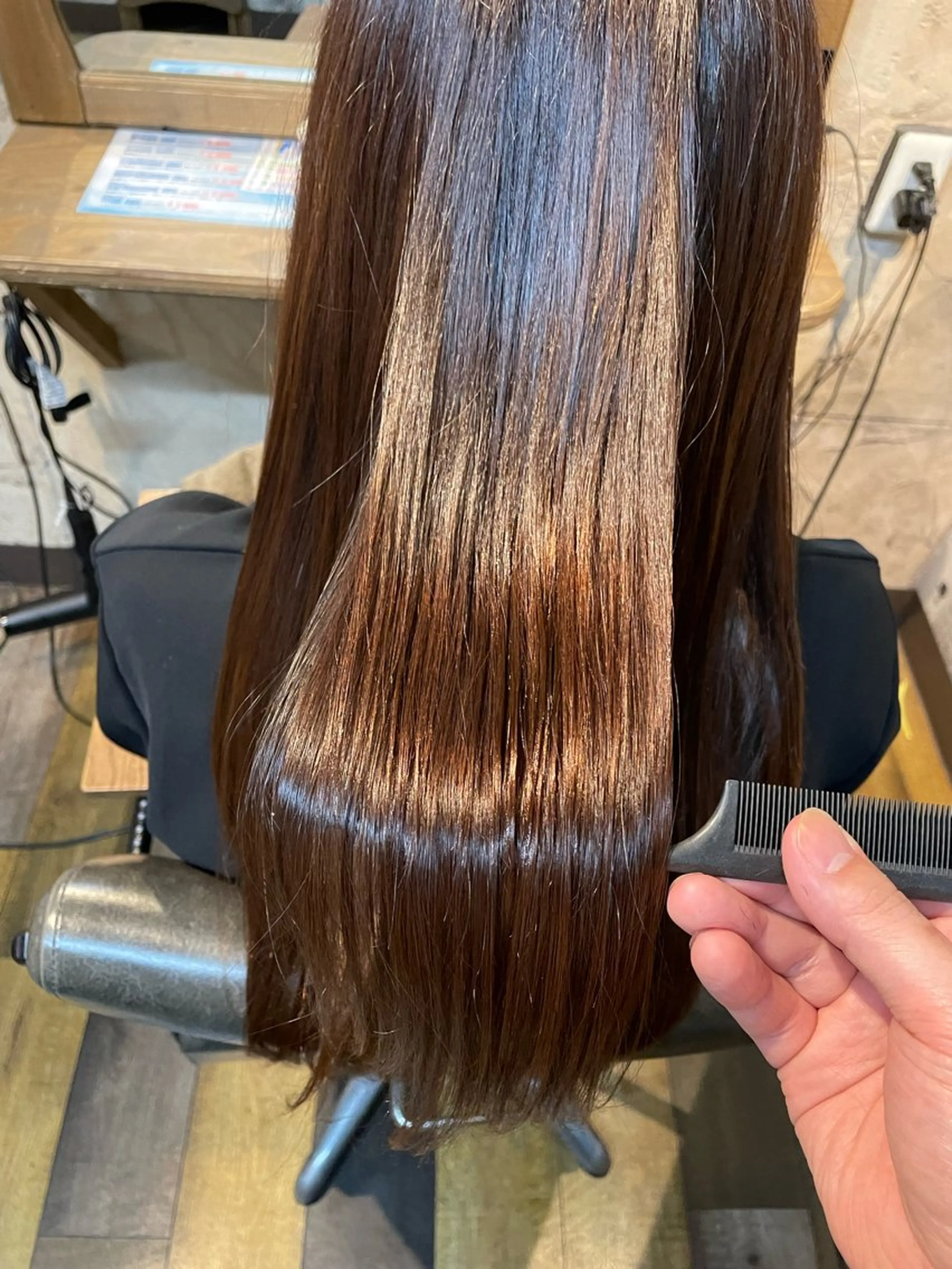 ロング カラー カット ヘアカラー トリートメント 加藤 正祥のヘアスタイル