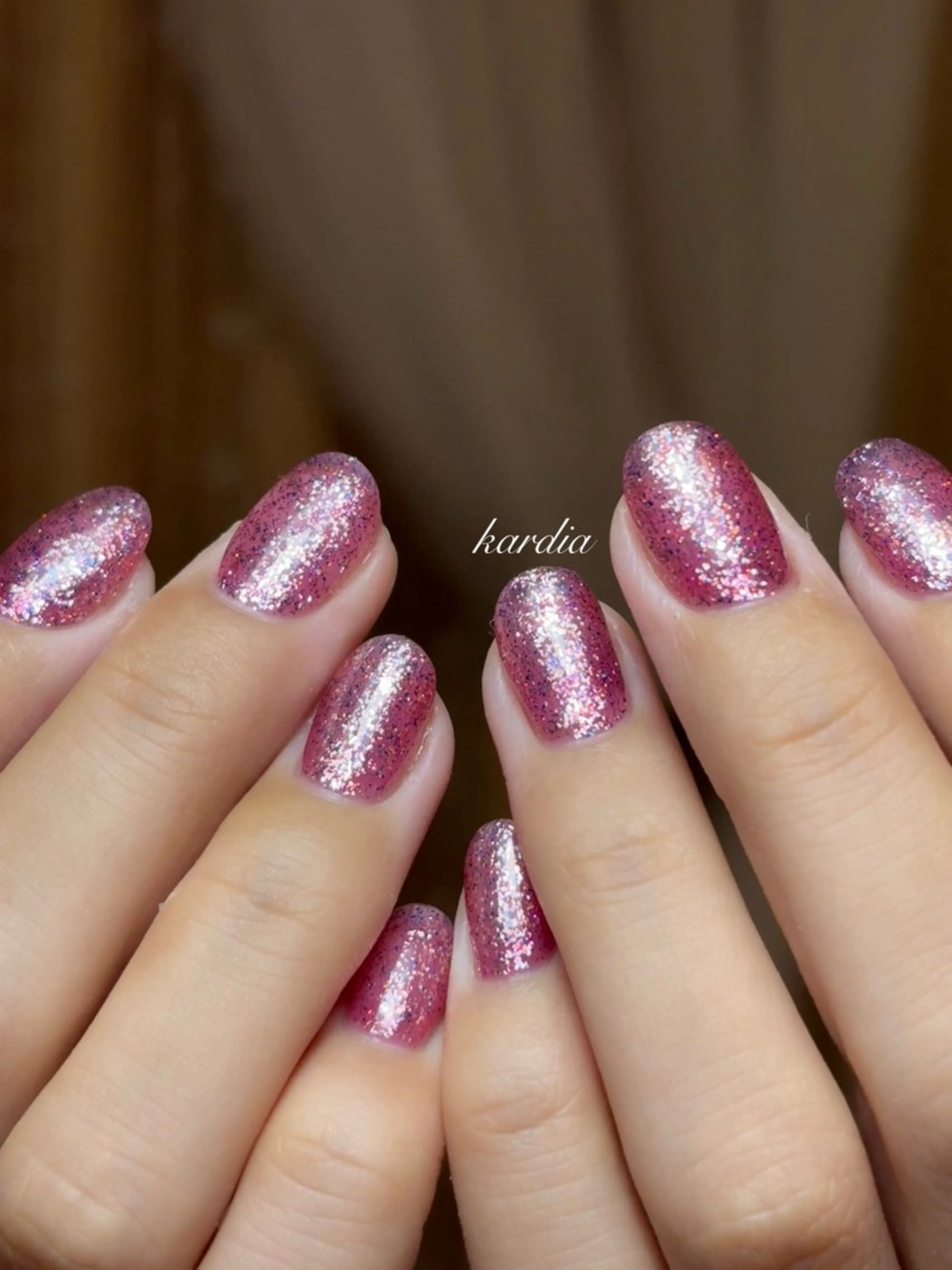 ネイル ハンドネイル καρδιά -ｶﾙﾃﾞｨｱ-のネイルデザイン