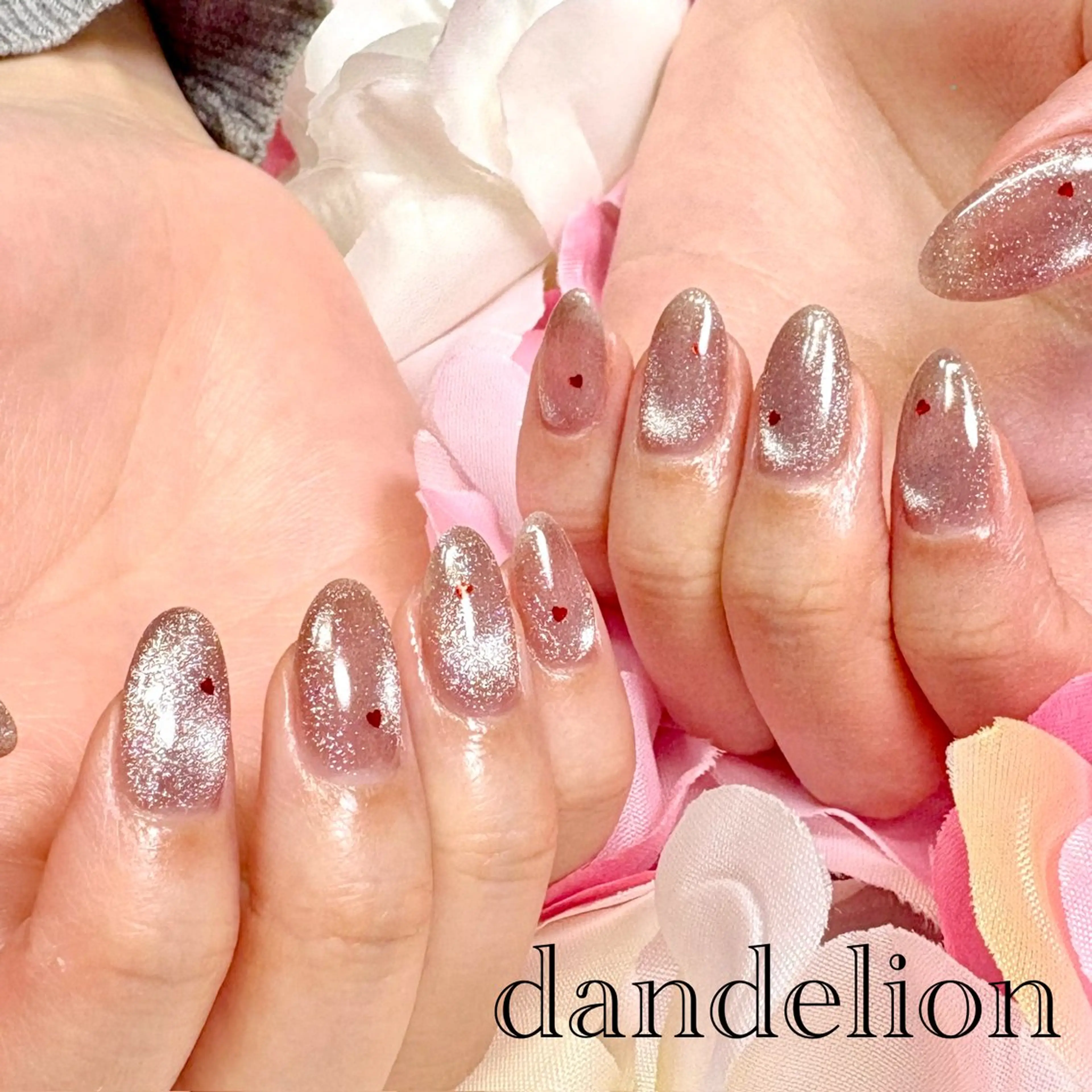 ネイル ハンドネイル ハンドケア dandelion ダンデライオンのネイルデザイン