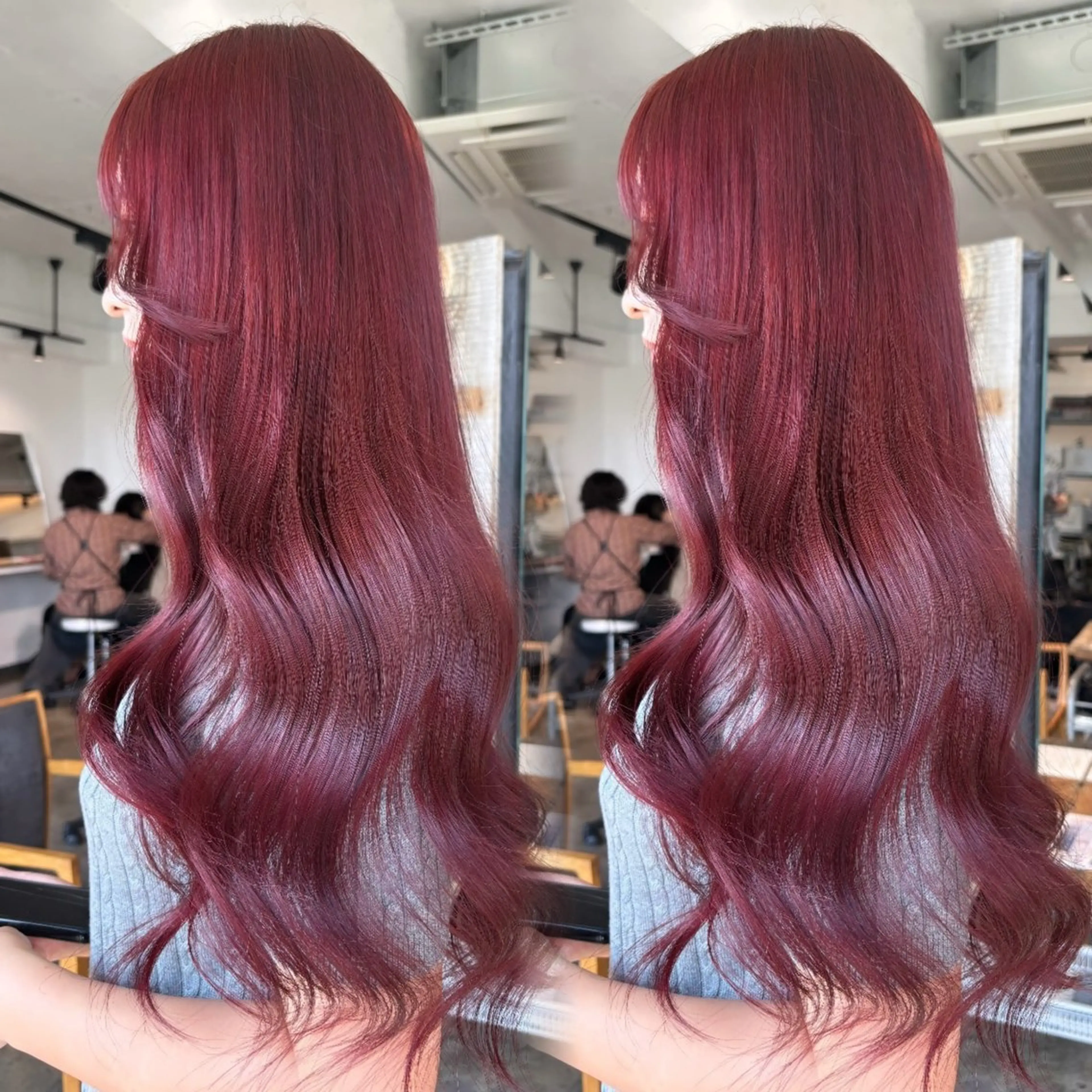 カラー アディクシーカラー アッシュ アッシュブラウン ベージュカラー 黒髪 ヘアカラー トリートメント 暖色カラー🍒 ケアブリーチ/akiのヘアスタイル