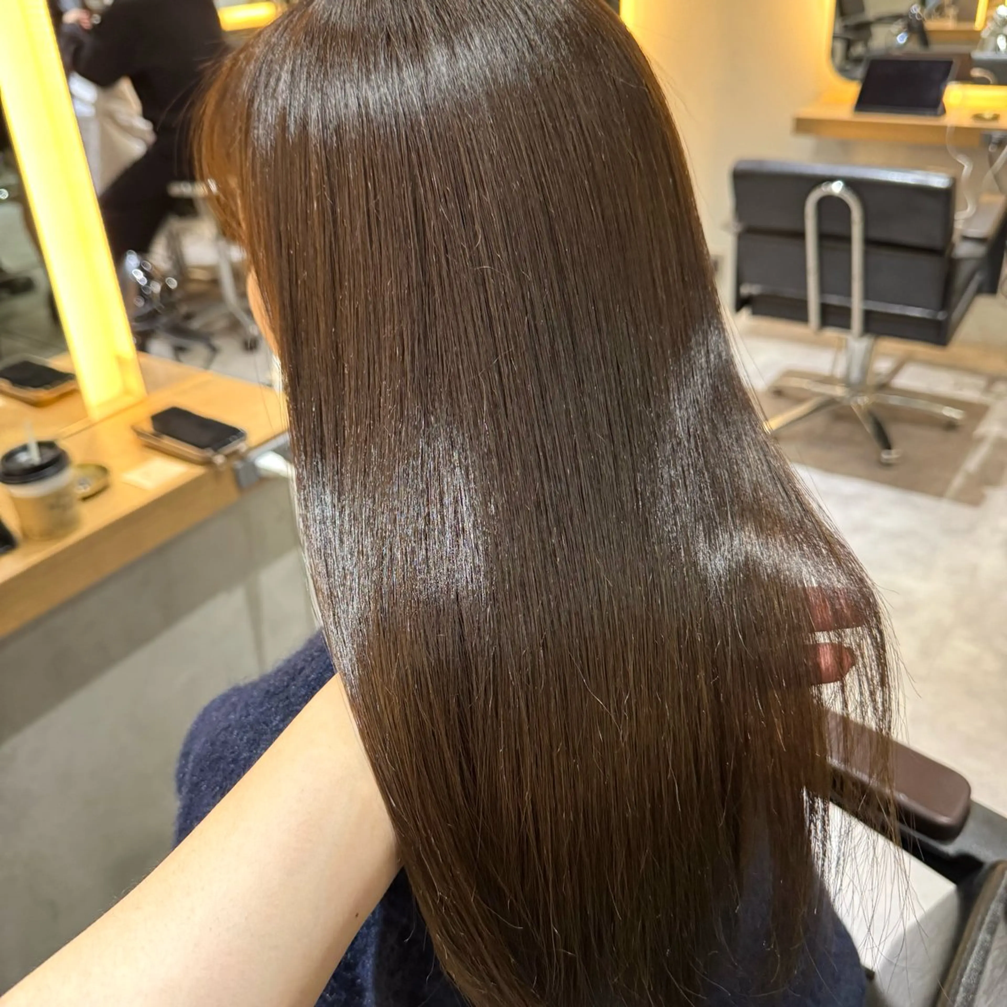 ロング カラー ヘアアレンジ ヘアカラー ブリーチなしカラー /新百合ヶ丘/安形翔のヘアスタイル