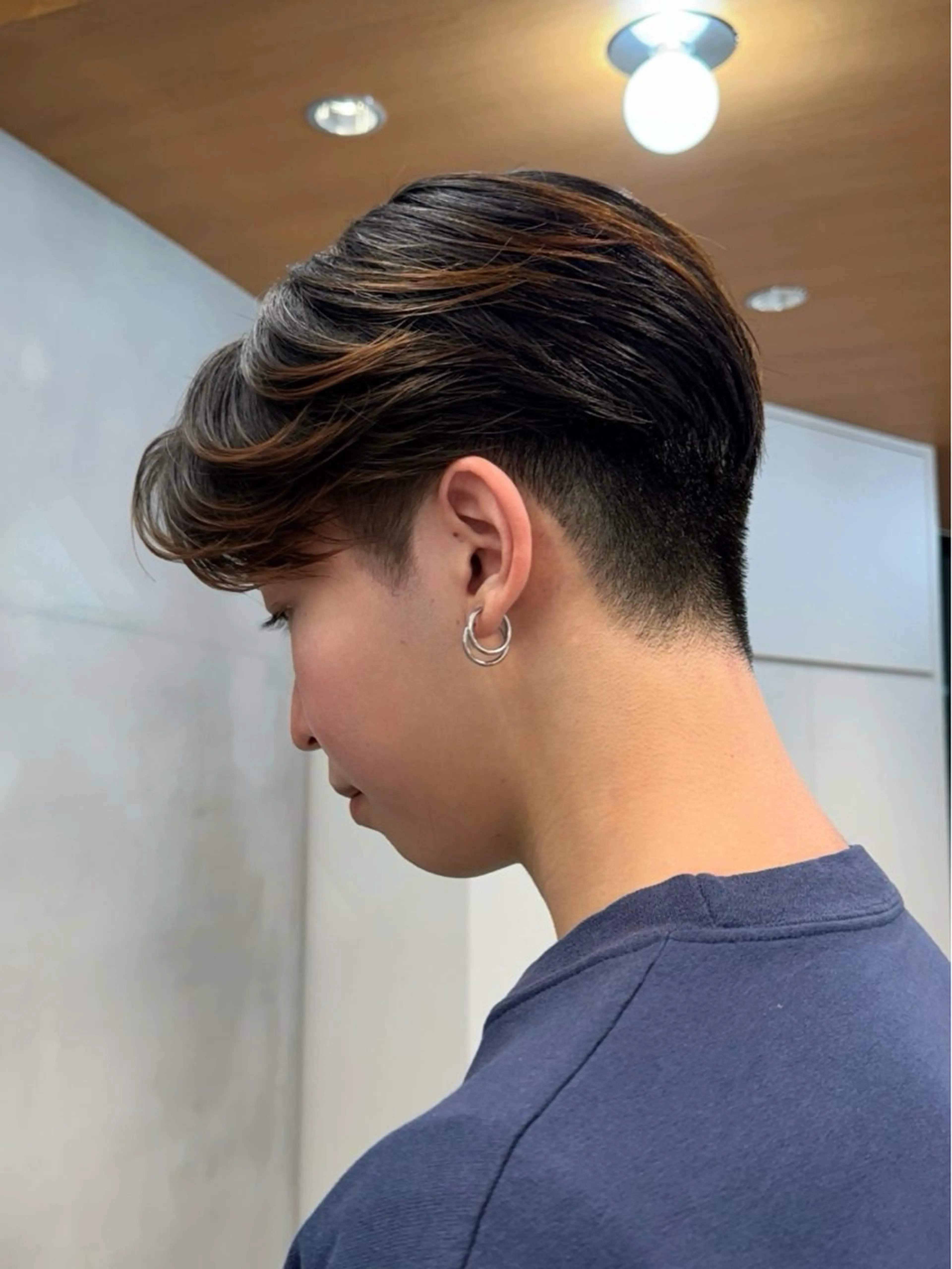 メンズ nicoTOKYO 原宿所属・センターパート /メンズ/海野颯生のヘアスタイル