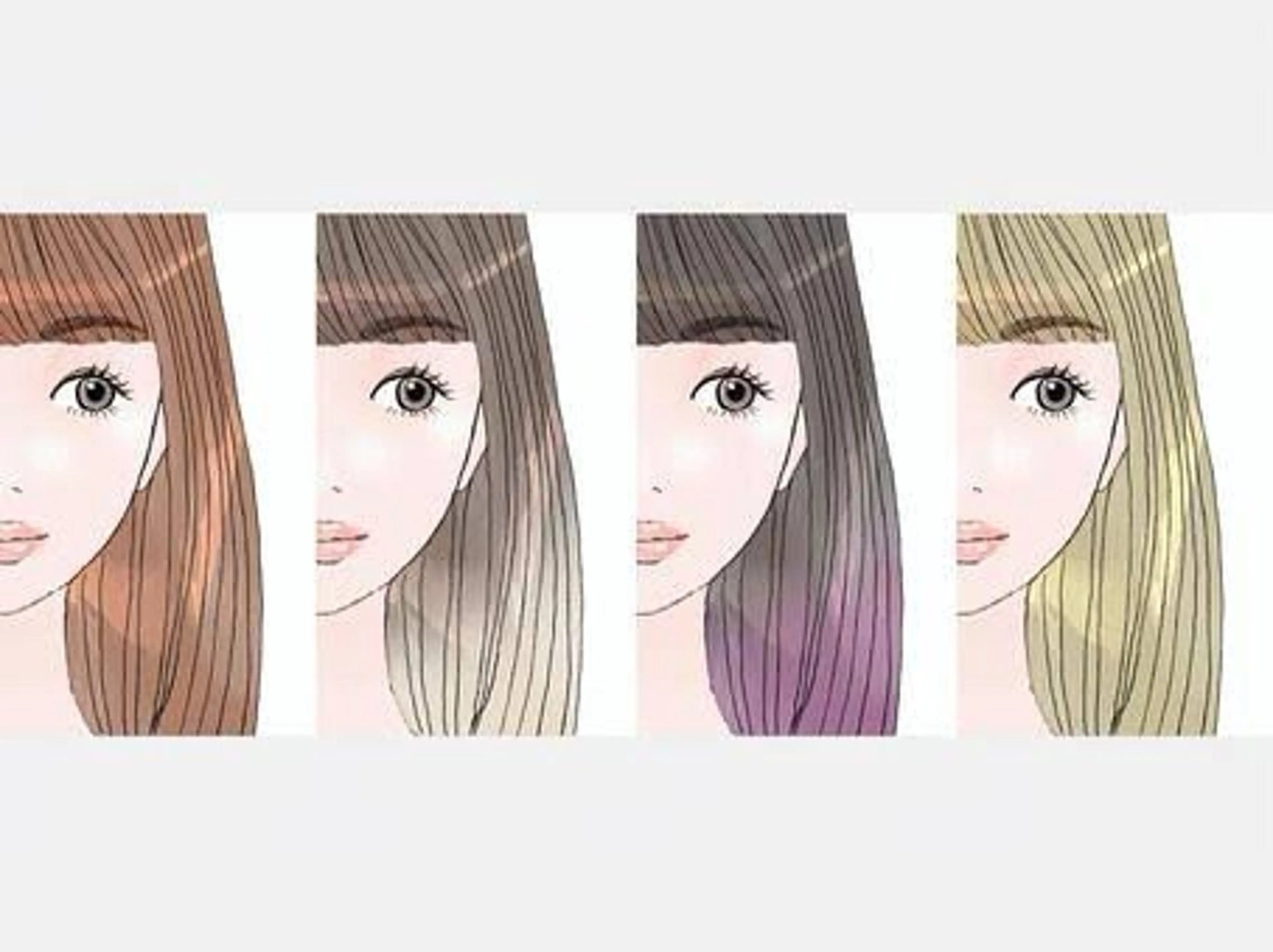 カラー angel skin eyesのヘアスタイル