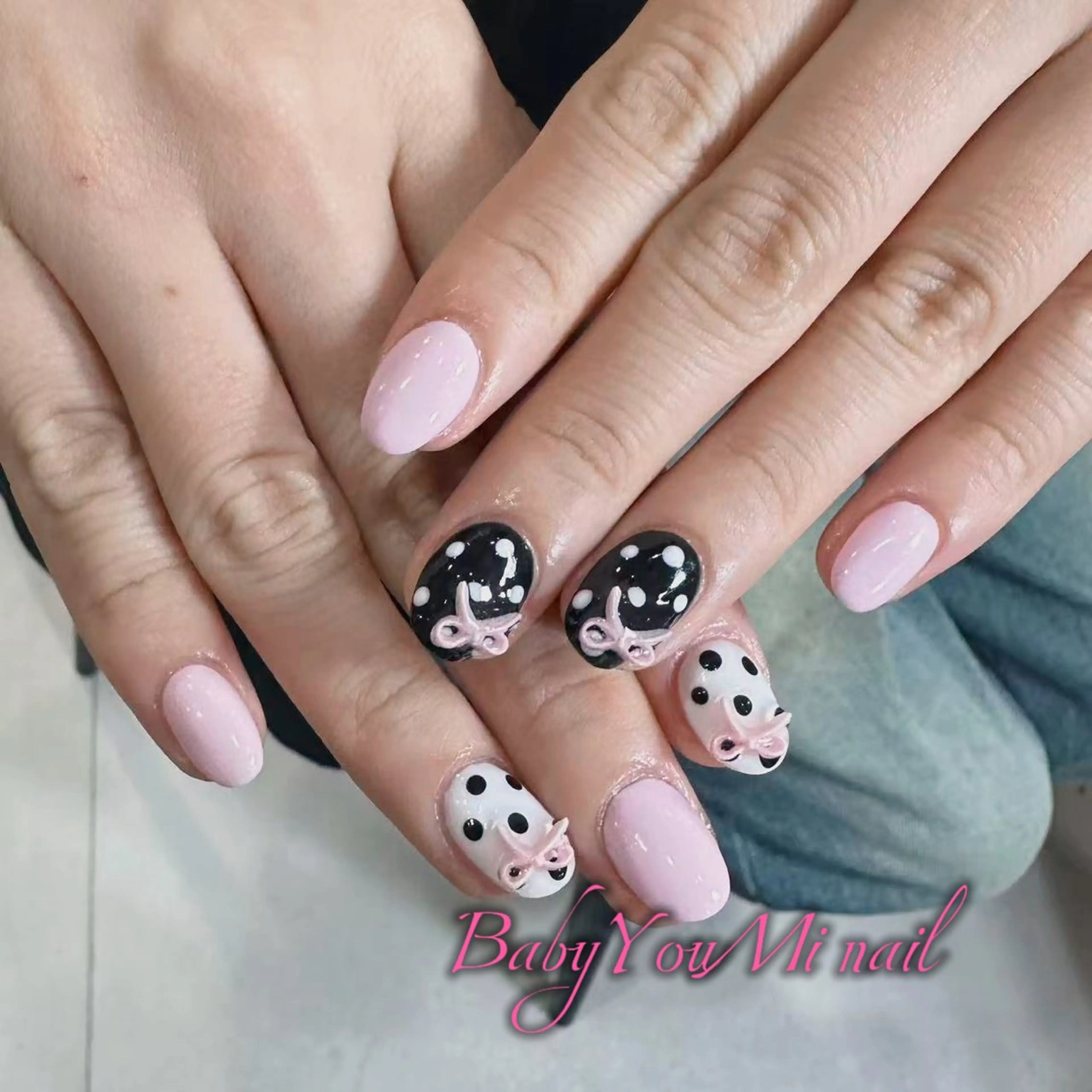 ネイル オーロラネイル フラワーネイル フットネイル フレンチネイル ジェルネイル ハンドネイル BabyYouMi ねねのネイルデザイン