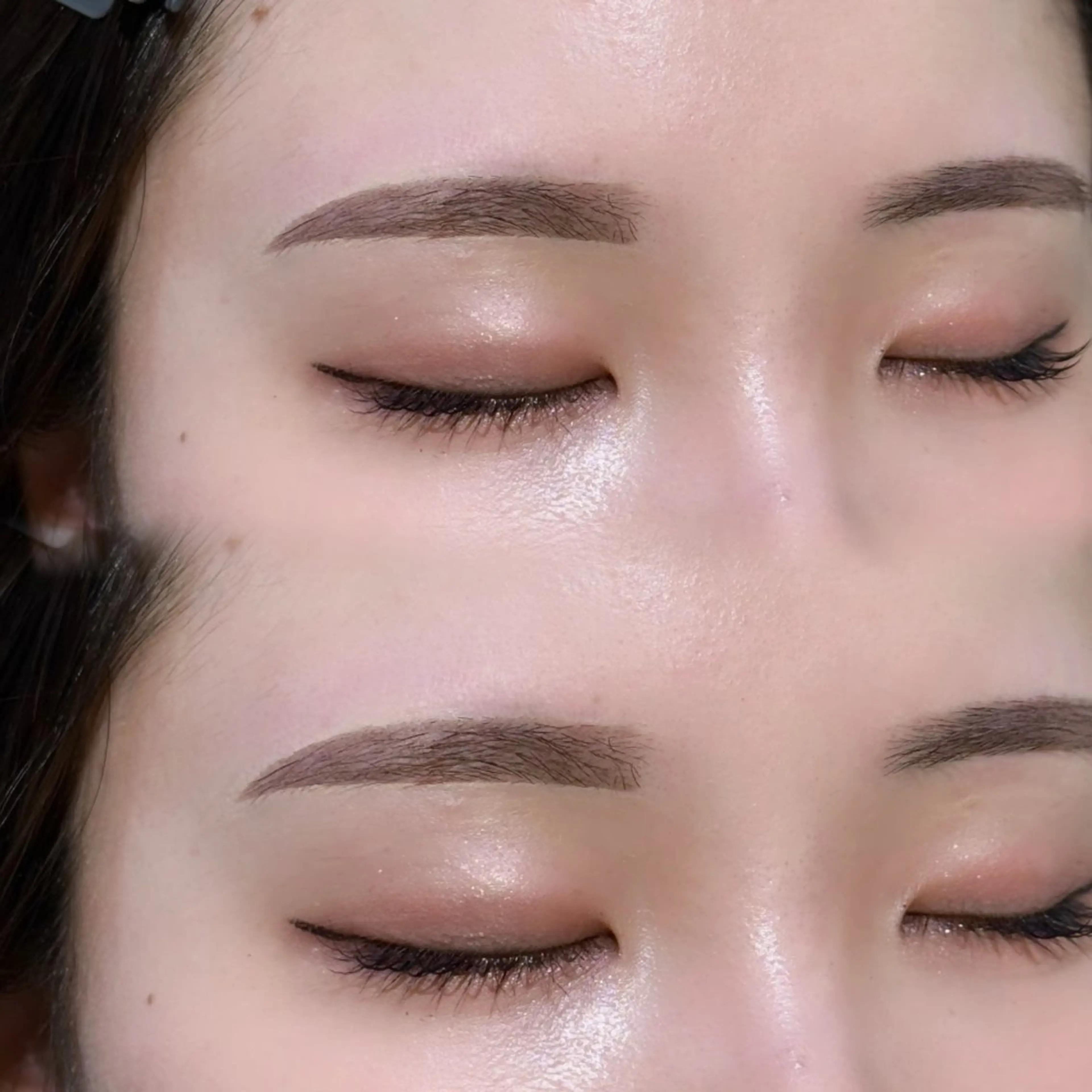 【ゲジ眉卒業】美眉スタイリング[眉毛 wax/毛量調整/メイク込]の写真