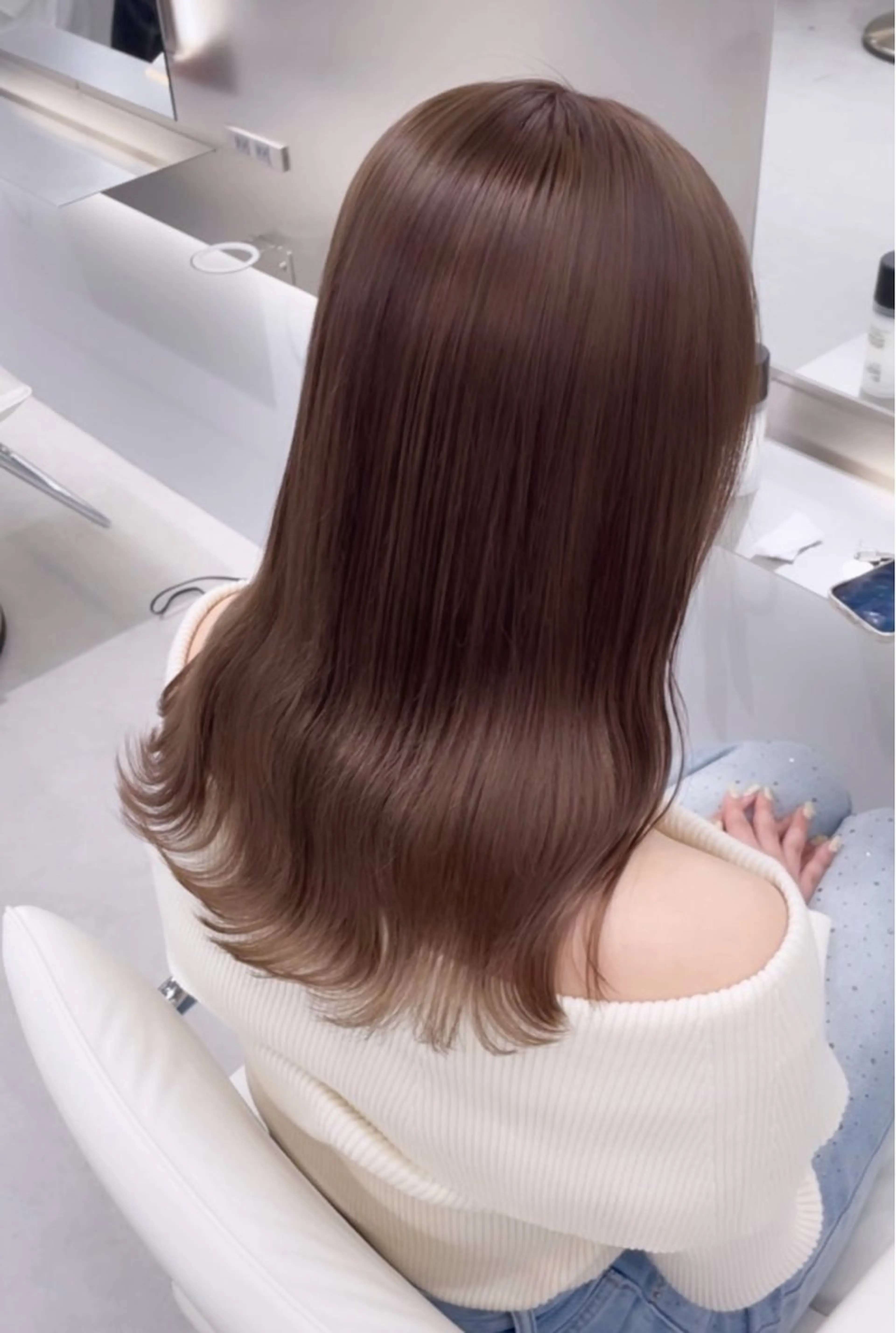 セミロング カラー YURI 🎀🫧のヘアスタイル