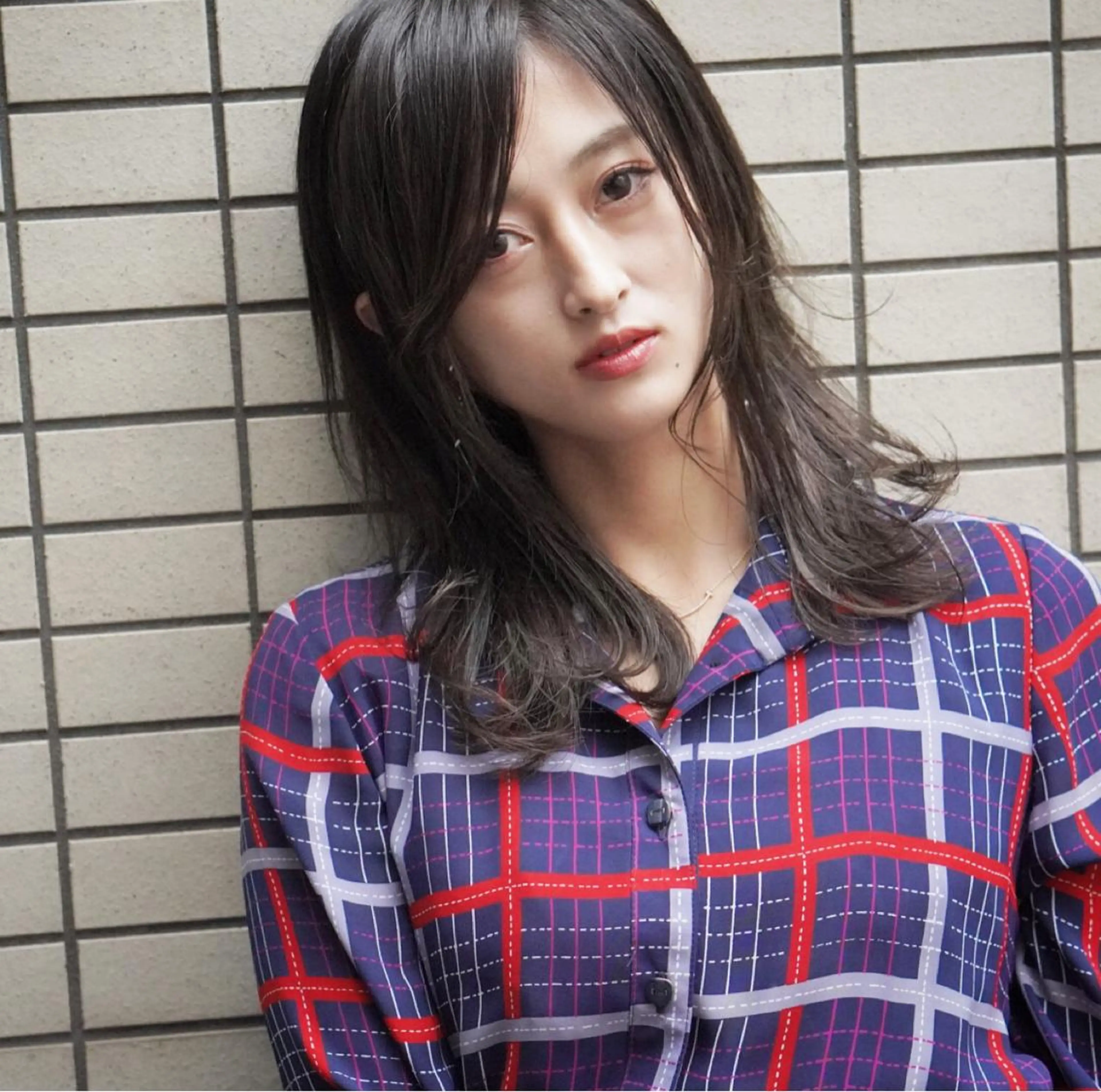 ミディアム カラー テトネ タカシのヘアスタイル