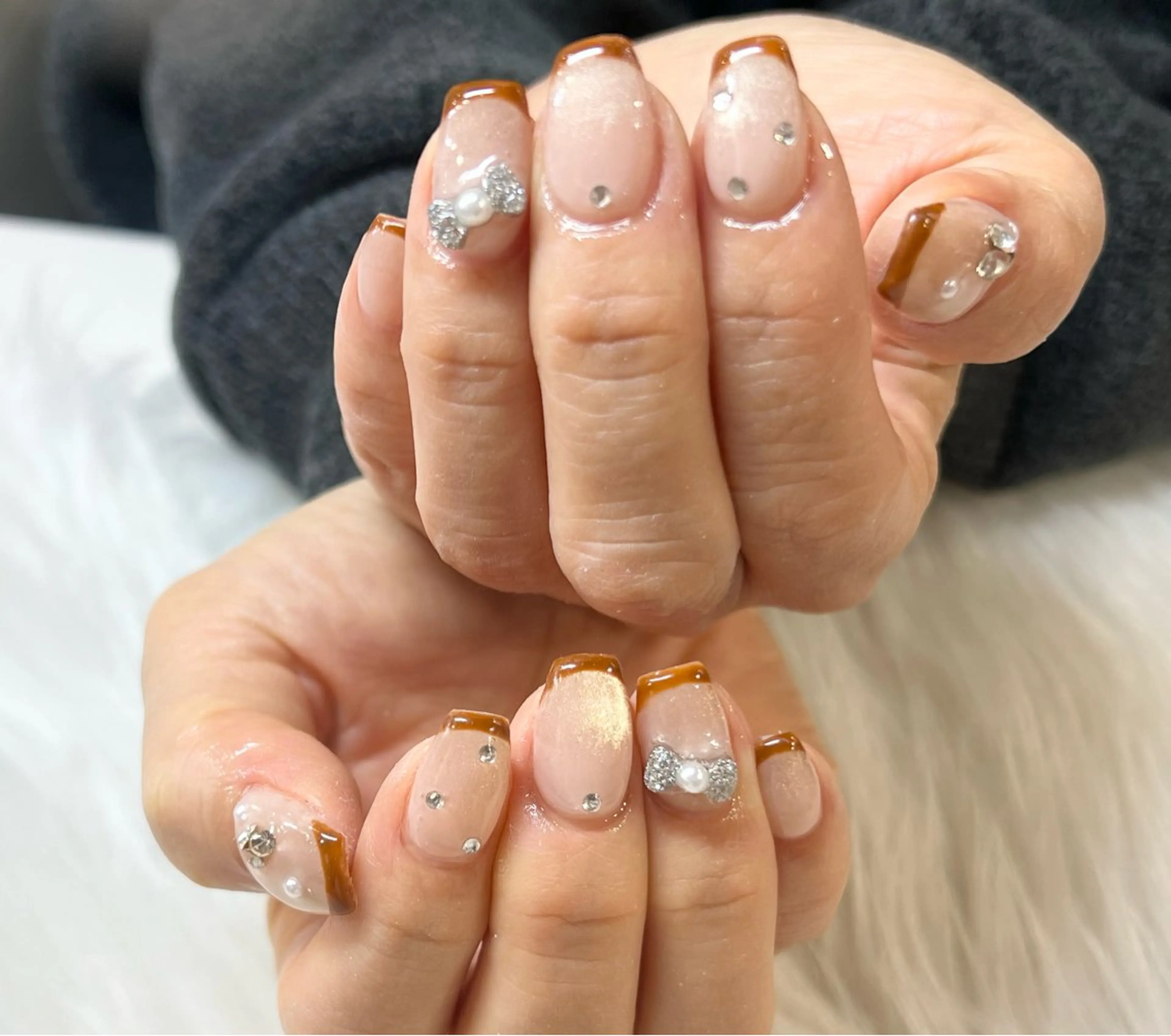 ネイル 持ち込み ハンドネイル nailcute 亀有  豊田のネイルデザイン