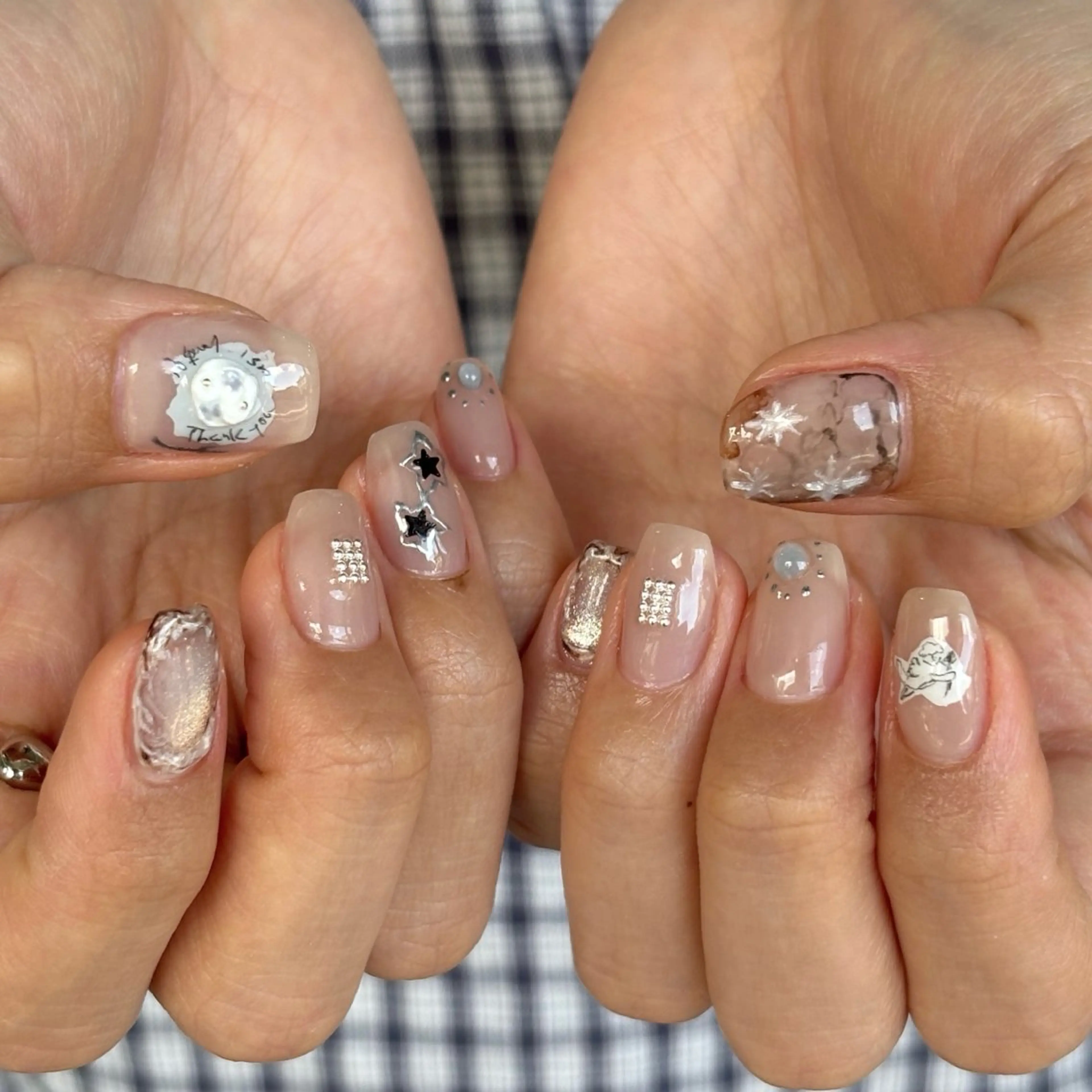 ネイル ハンドネイル hinako /個性派ニュアンスのネイルデザイン