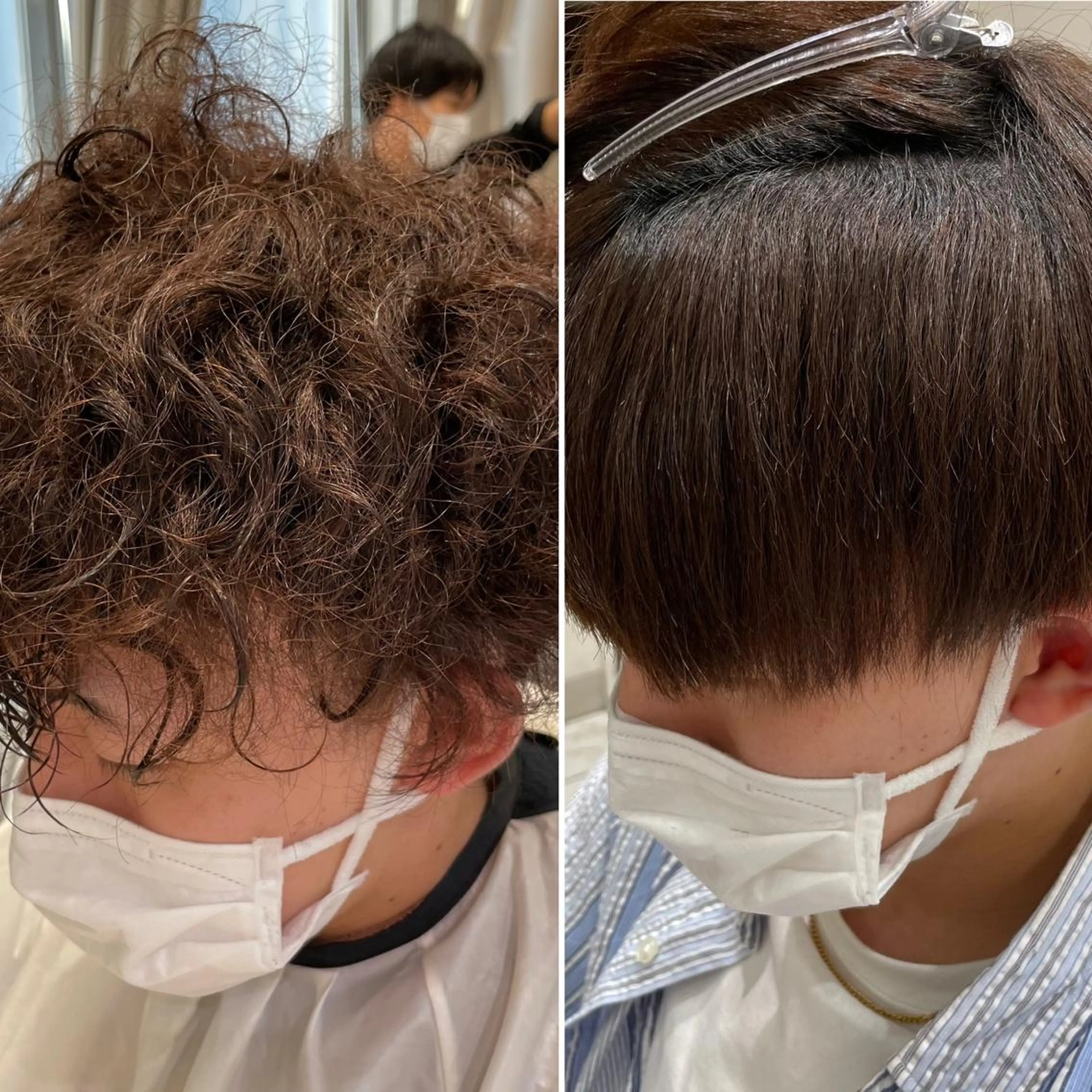 ショート パーマ メンズ カット 縮毛矯正 【メンズ縮毛矯正】 田中秀斗のヘアスタイル