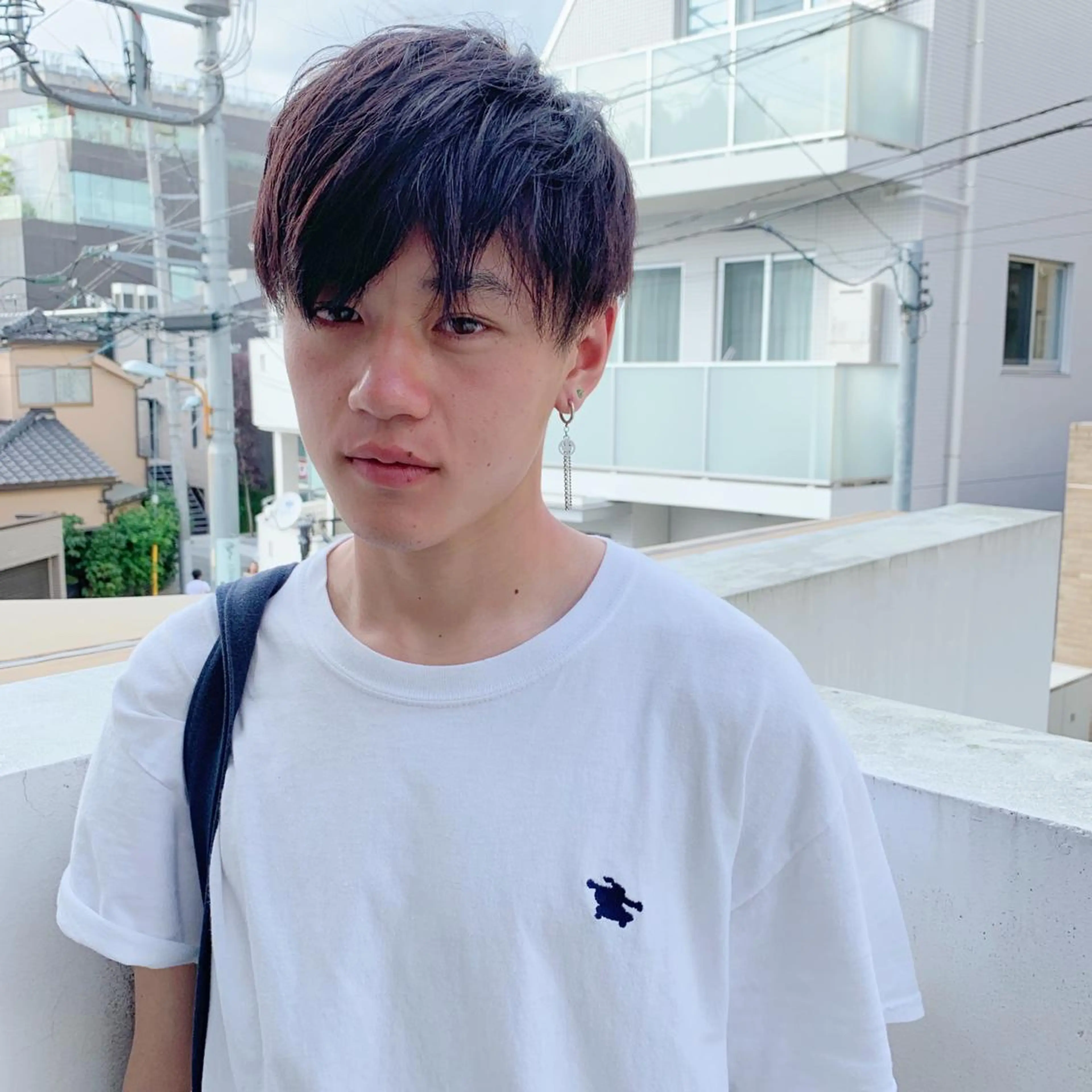 ショート カラー メンズ メンズハイトーン ブラウンカラー グレージュ ハイトーンカラー ラベンダーカラー タカハシ ハヤトのヘアスタイル