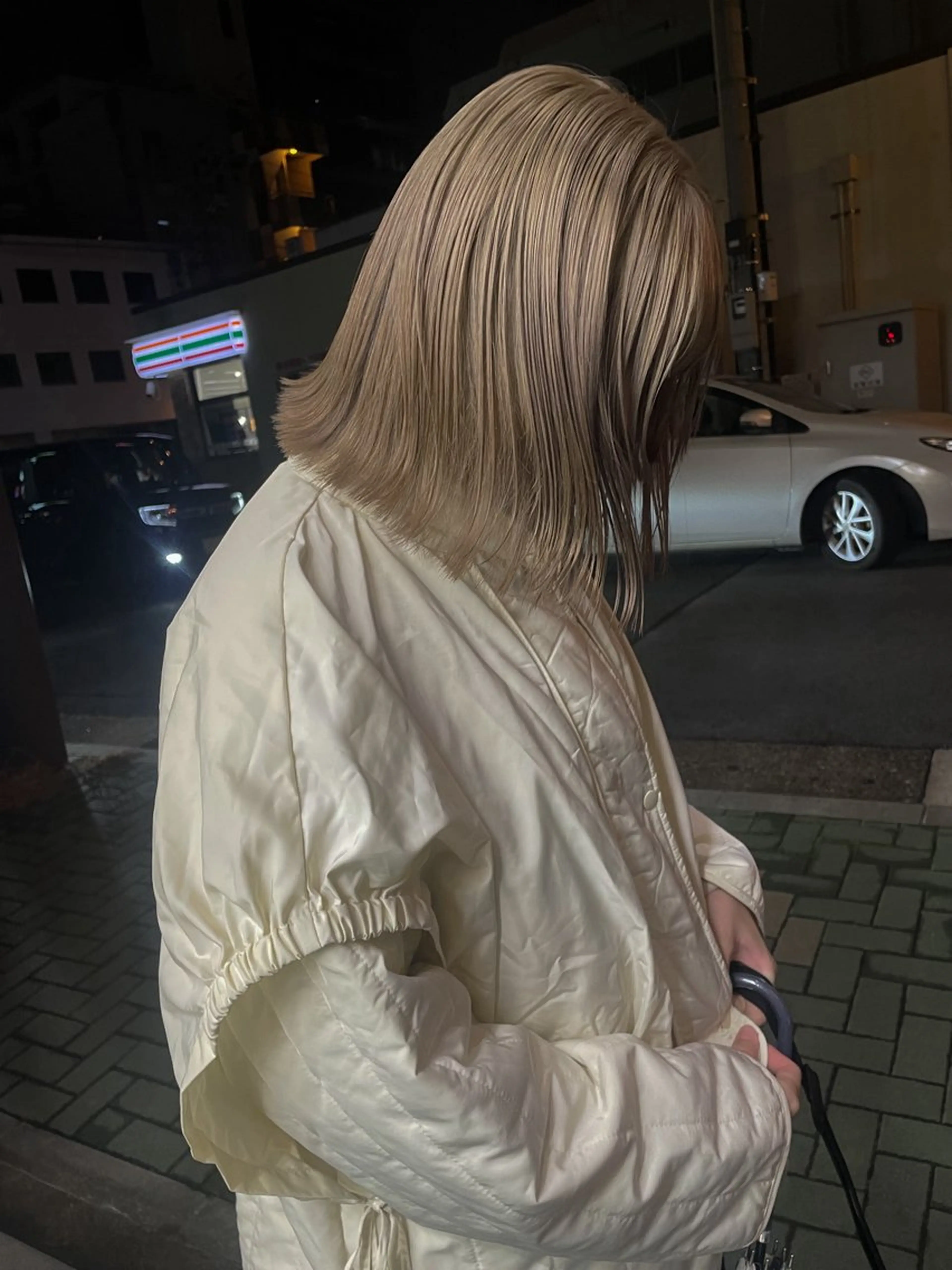 ミディアム ボブカットモデル/パ ーマ/harunaのヘアスタイル