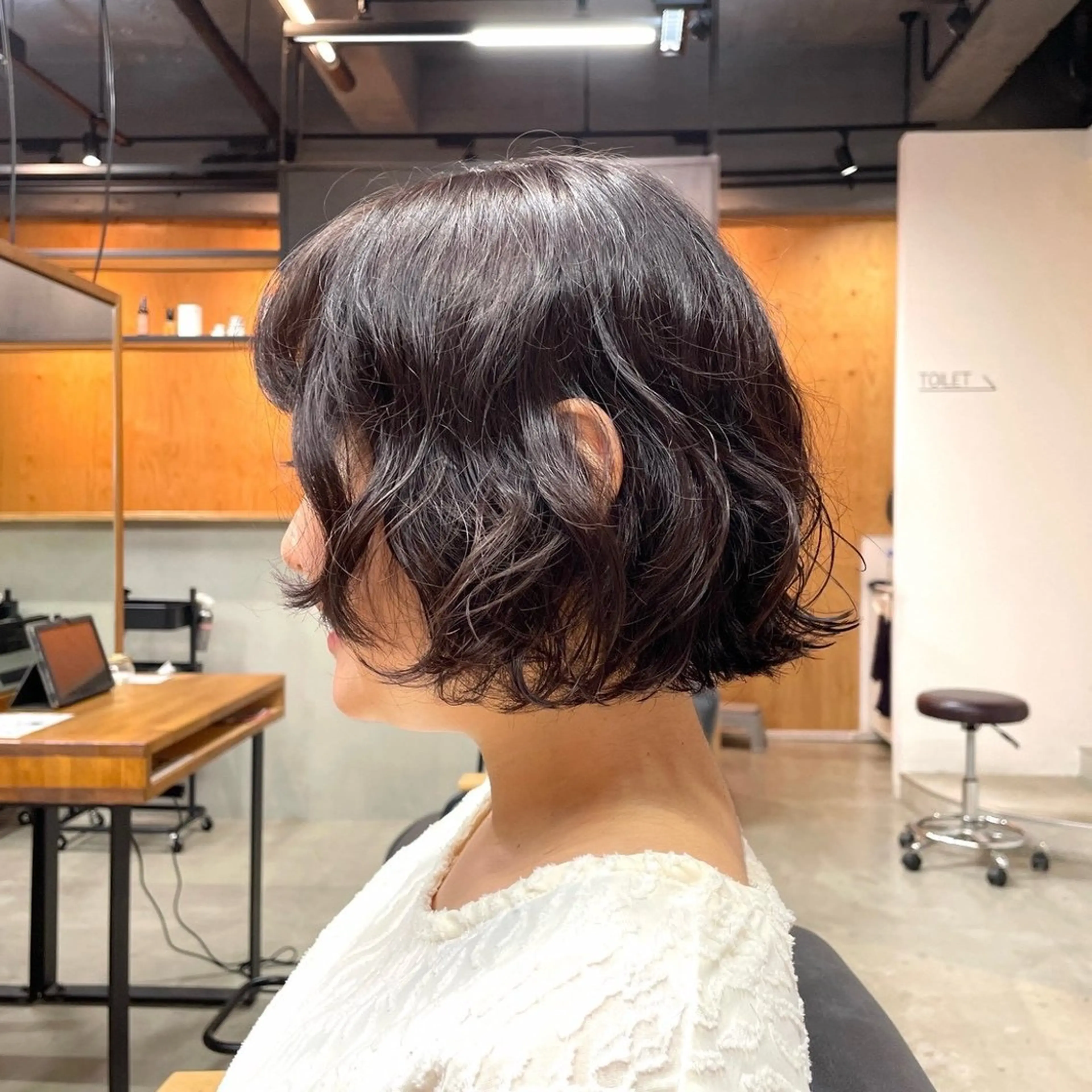 【ダメージレス抜け感ボブパーマ🫧☁️】20代限定クーポン⭐️カット＋パーマ＋トリートメント⭐️の写真
