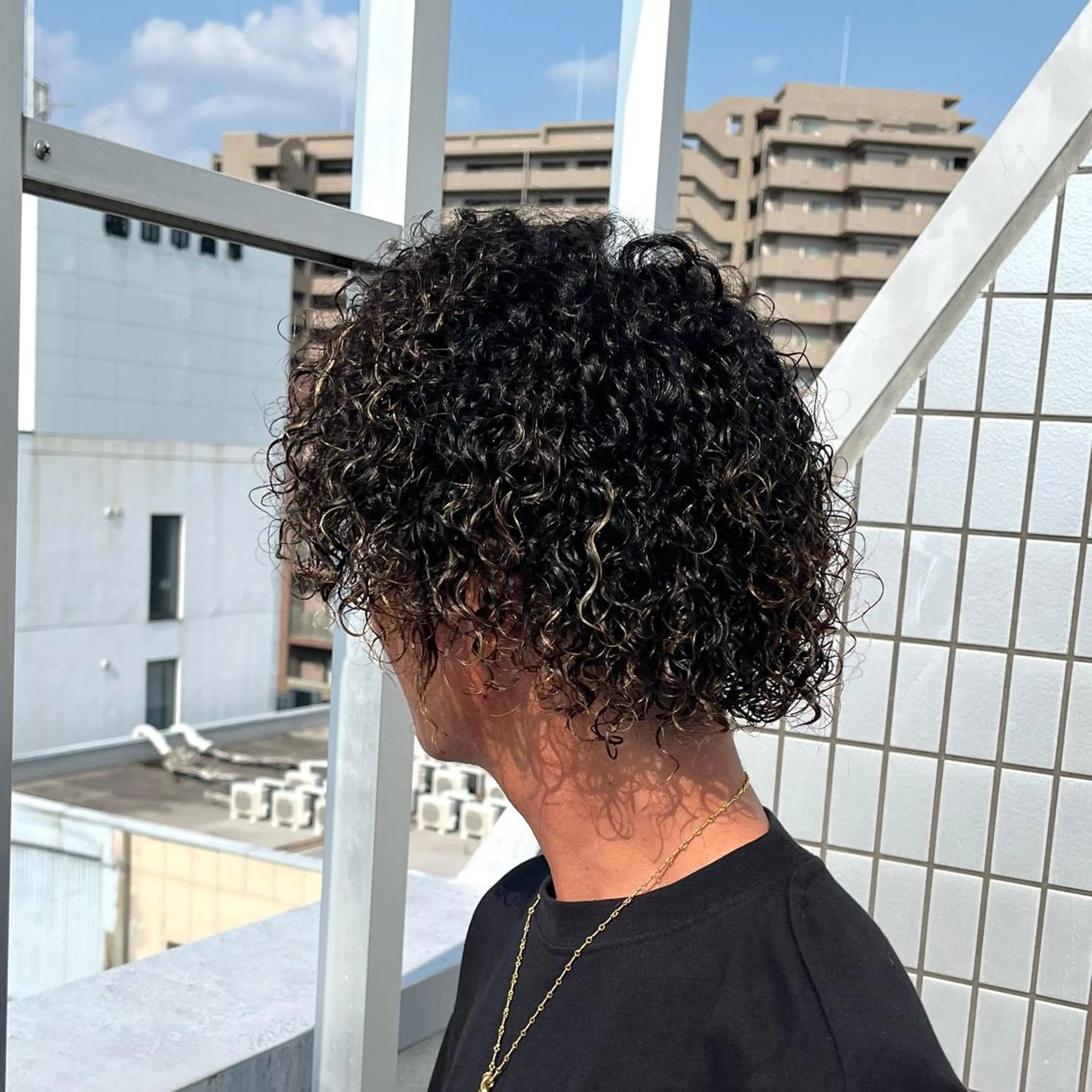 ミディアム ミディアムパーマ TIDEHAIR JUNYAのヘアスタイル