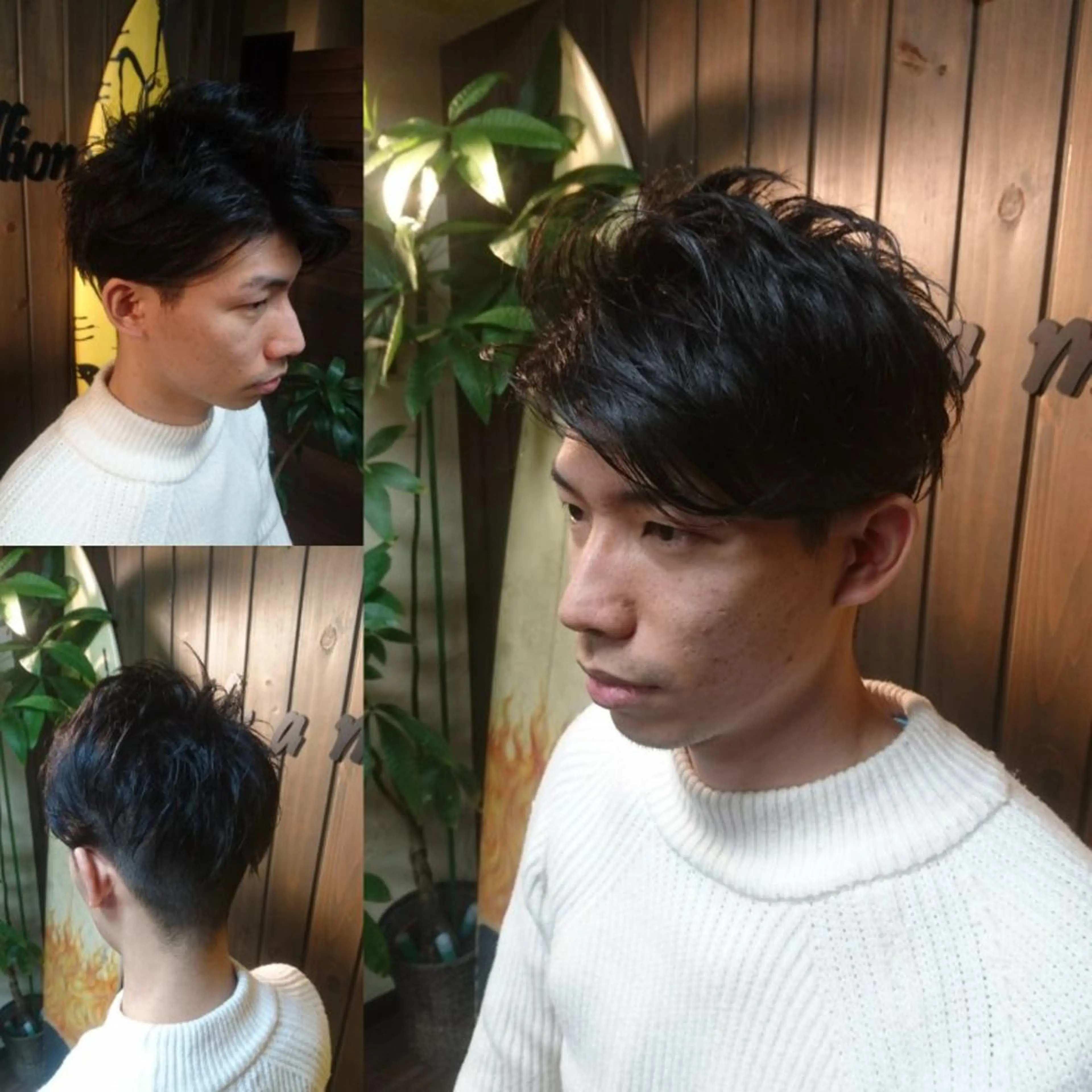 メンズ サンフラット所属・岡林 選のヘアスタイル