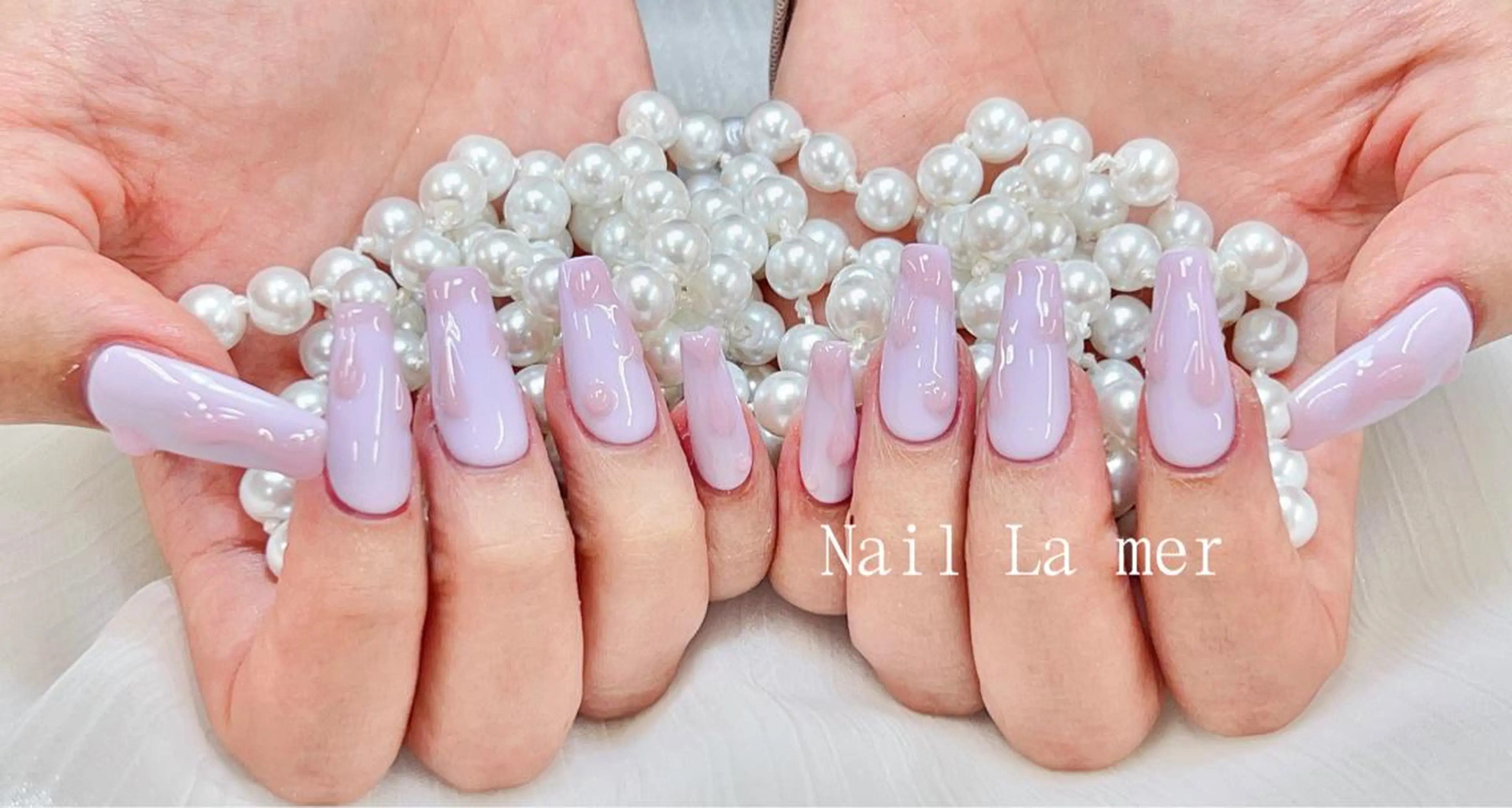 ネイル 持ち込み スカルプネイル La Merのネイルデザイン