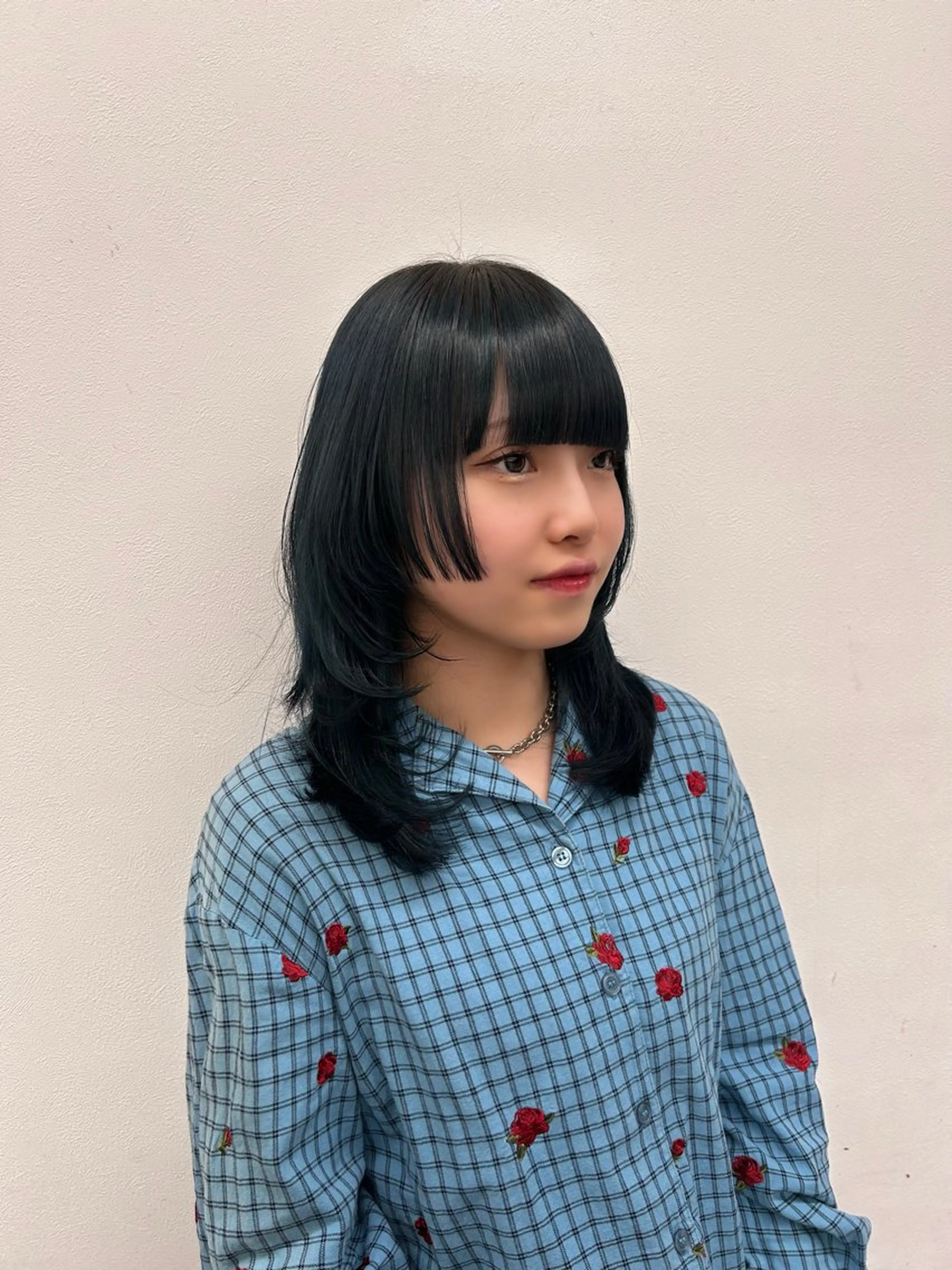 ロング カラー パーマ ヘアアレンジ メンズ キッズ カット ヘアカラー トリートメント ブリーチなしカラー/ ブラウン/レイヤーのヘアスタイル