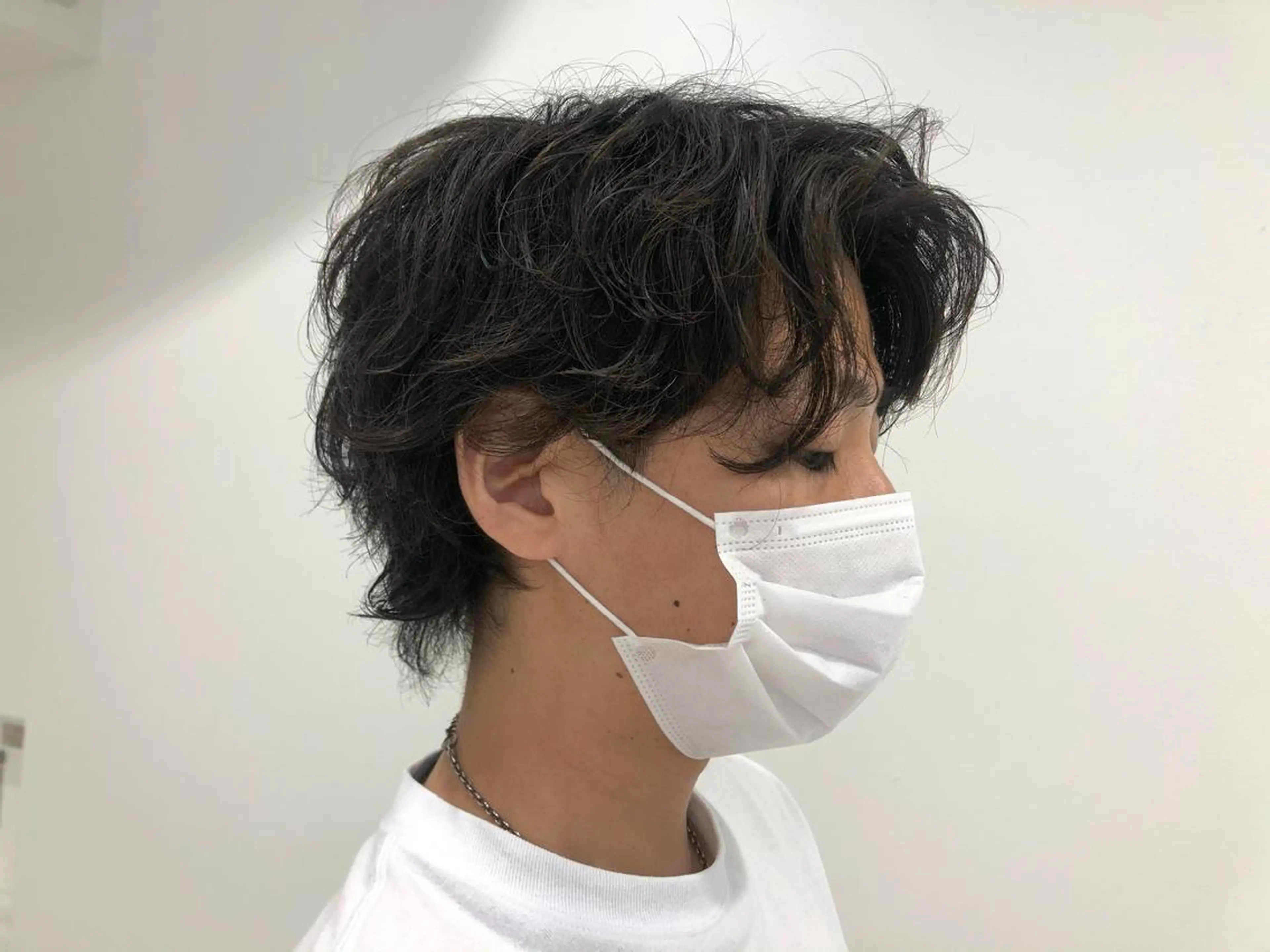 パーマ メンズ BABY 艶髪暗髪ヘア💖達人のヘアスタイル