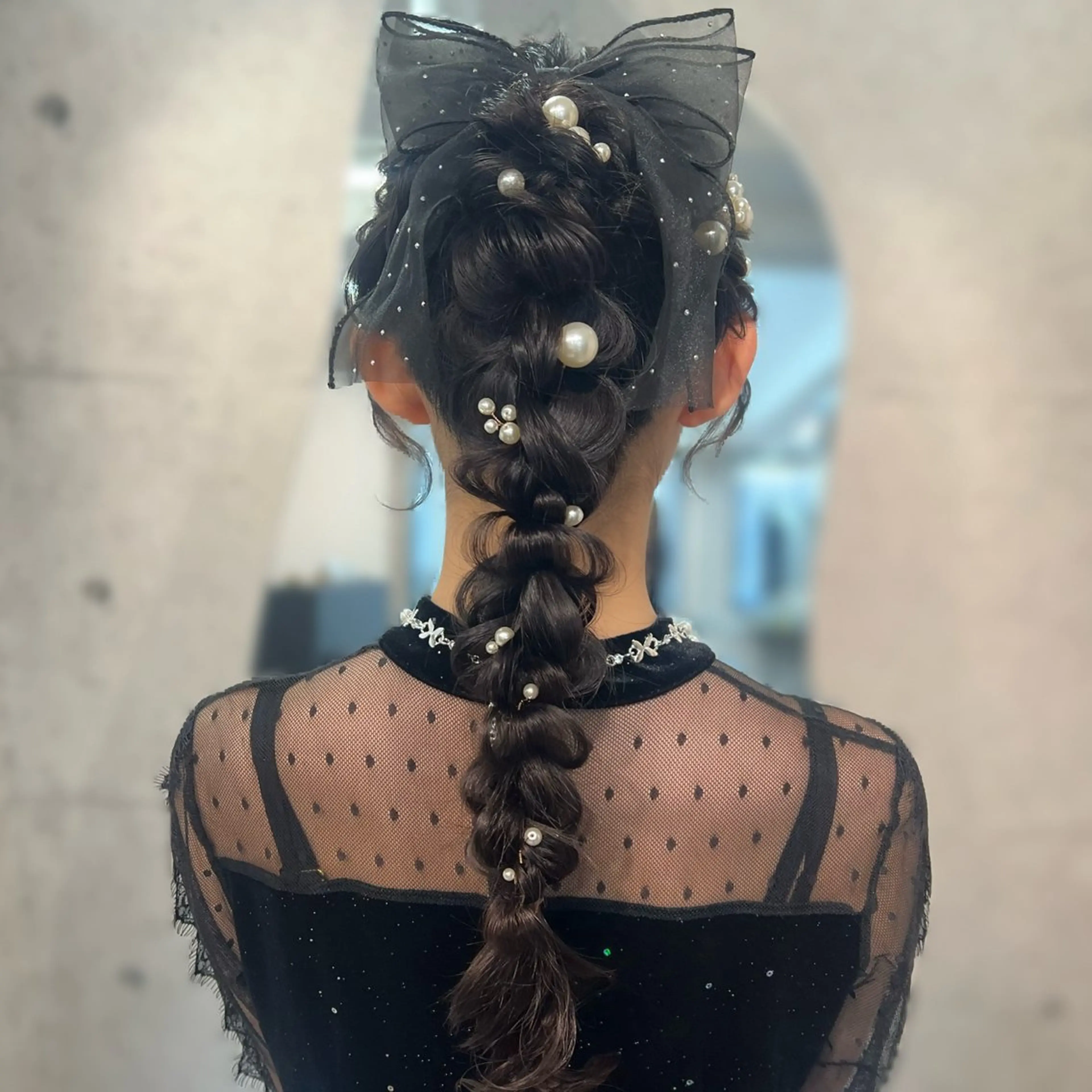 ロング ヘアアレンジ ヘアセット ヘアメイク/髪質改善 🎀Moeri🎀のヘアスタイル