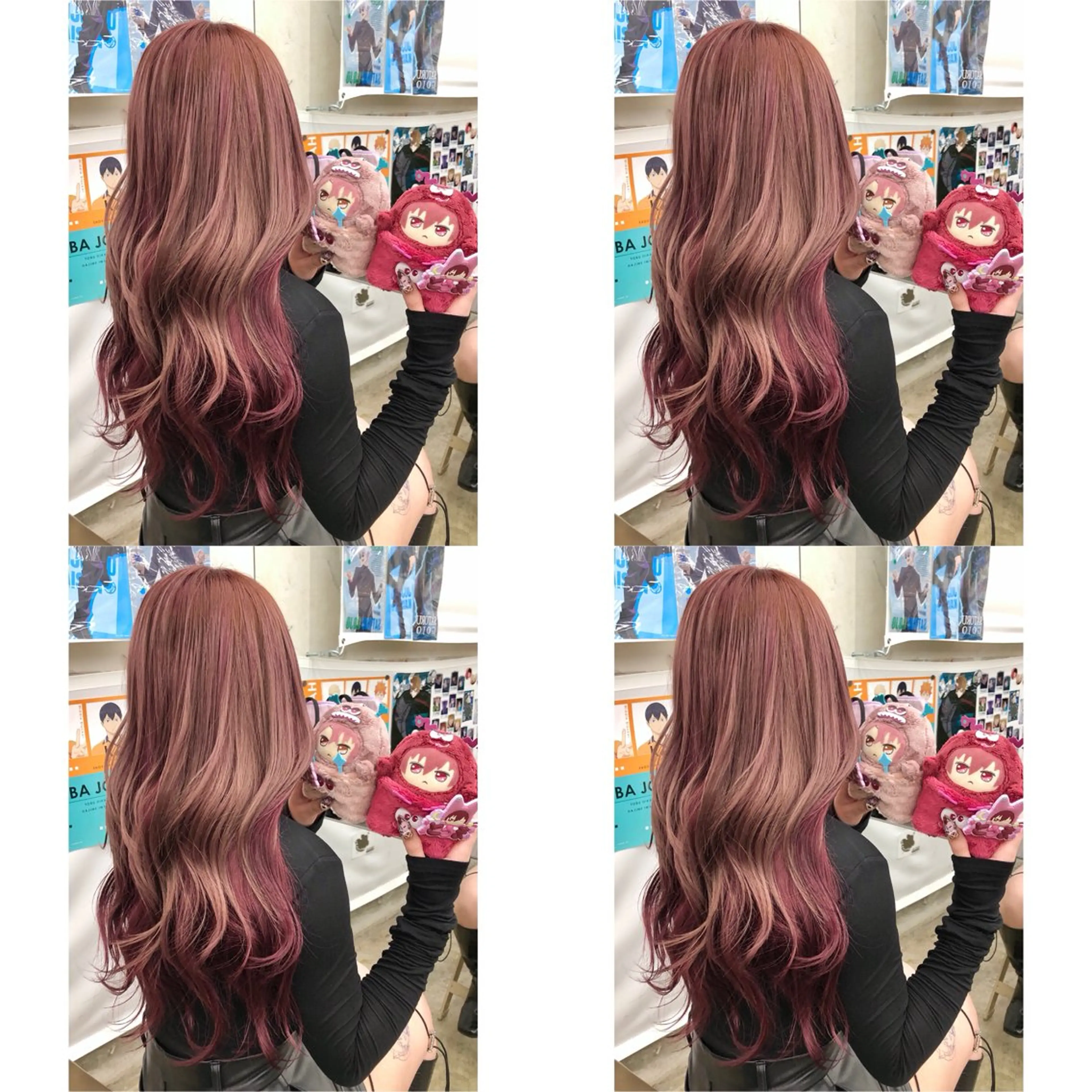 ロング カラー ヘアカラー トリートメント 推しカラー✨ オタク美容師ユウカのヘアスタイル