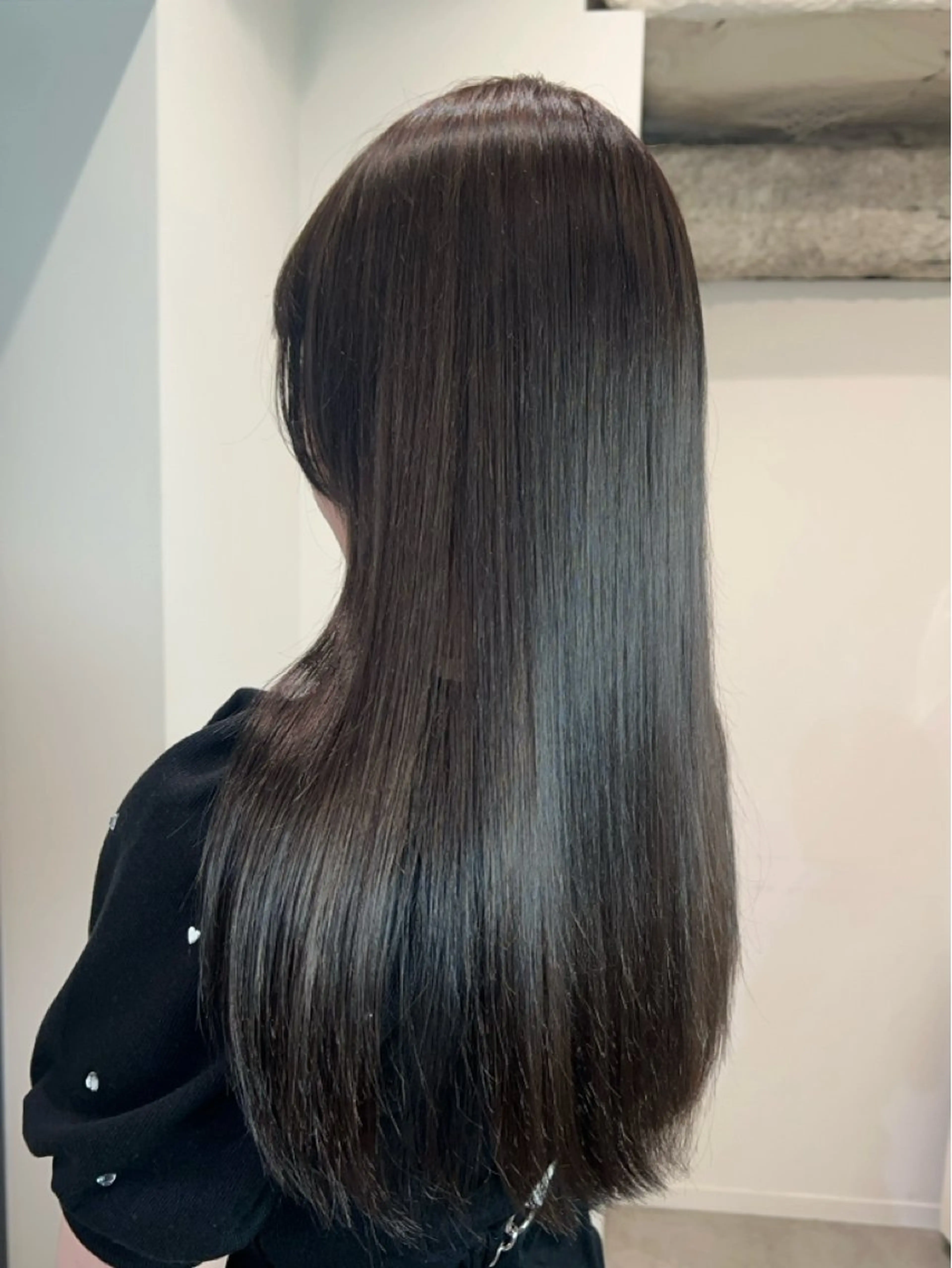 ロング カラー ブリーチ 透明感カラー グレージュ イルミナカラー 💖艶韓国ヘア /新宿/山下颯子💖のヘアスタイル