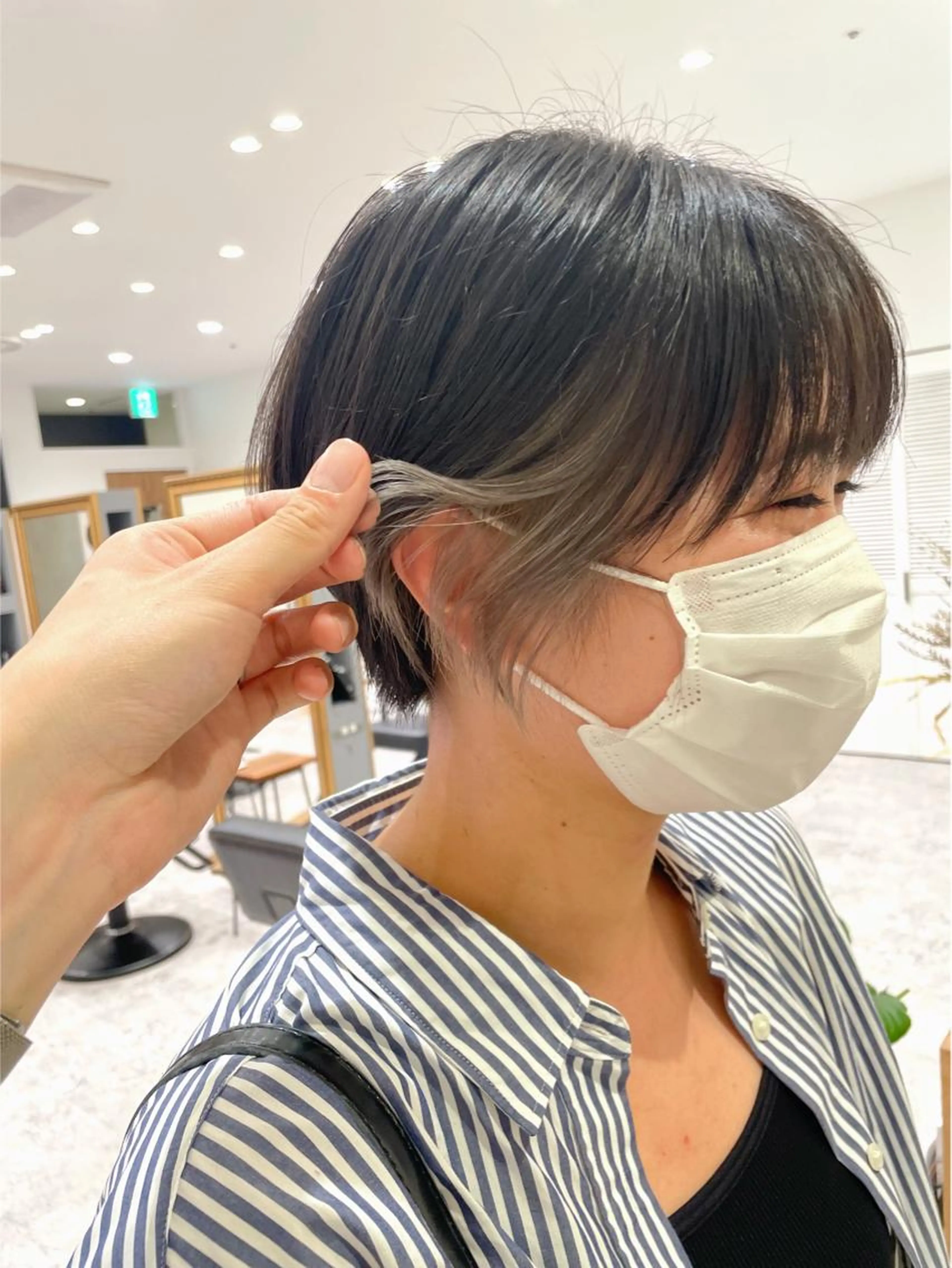 💐＋インナーカラー＋髪質改善オージュアトリートメント💐の写真