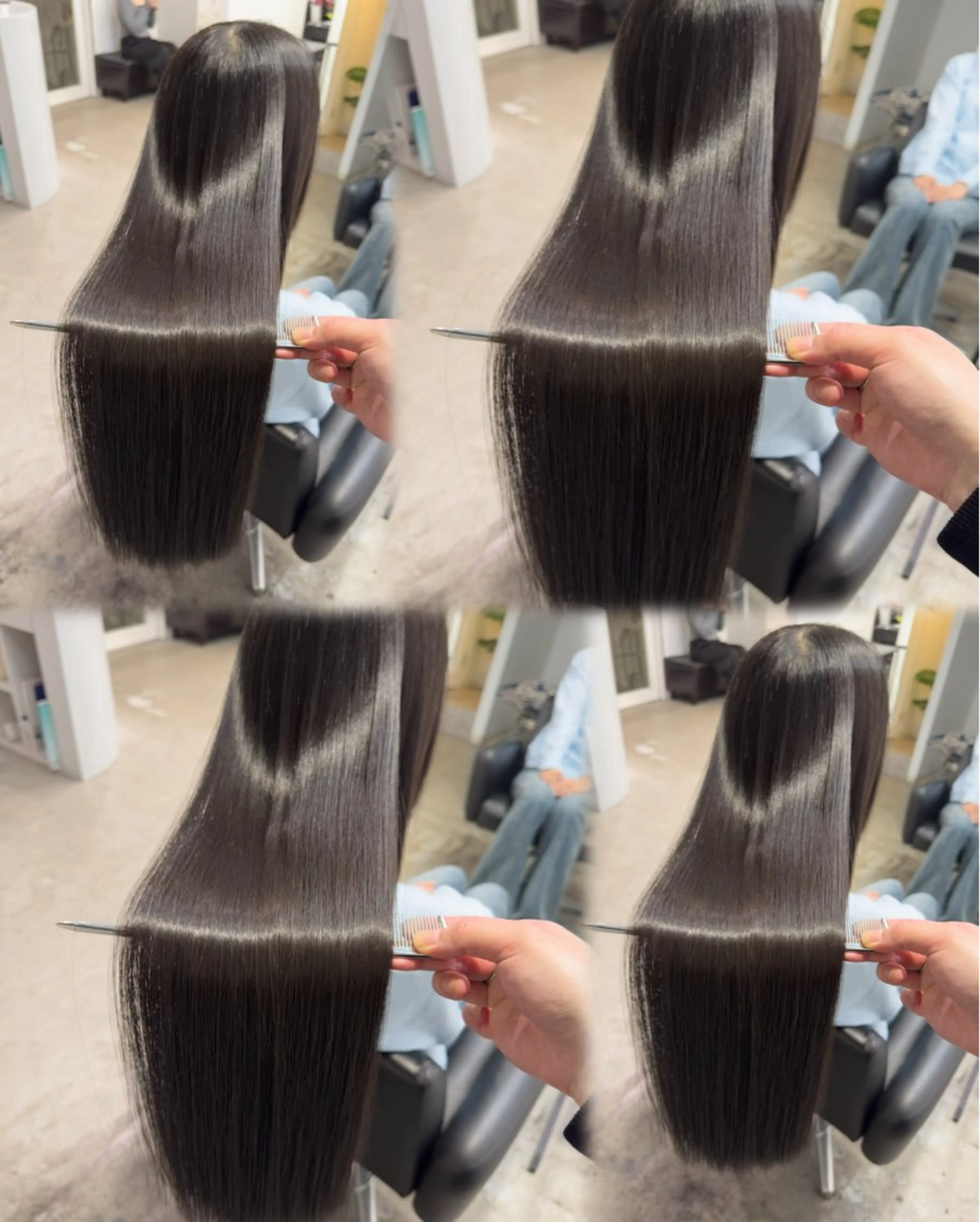 ロング カラー トリートメント カット ヘアカラー トリートメント BANK'S hair所属・縮毛矯正 髪質改善寺坂雄飛💐のヘアスタイル