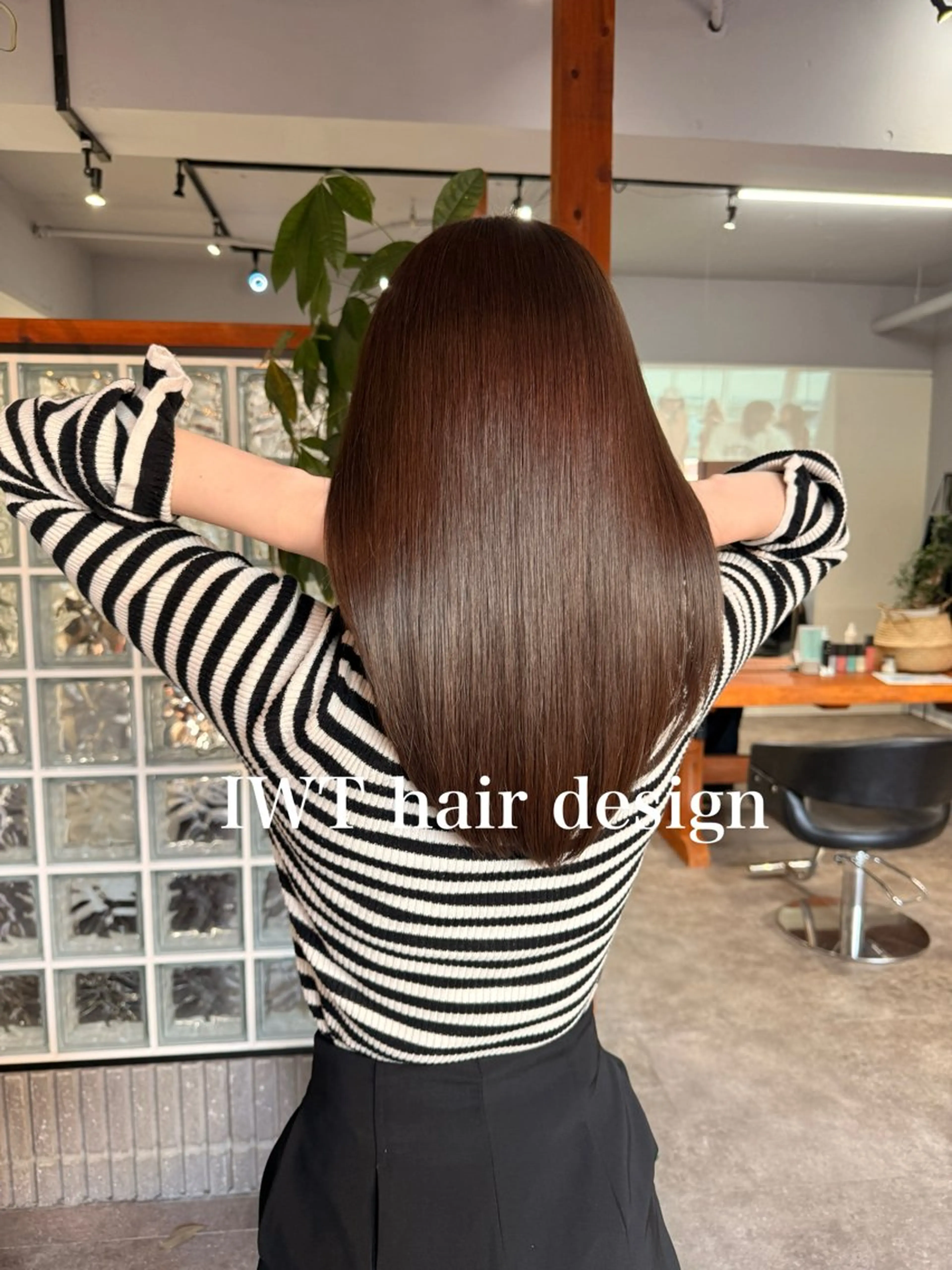 セミロング ボブ ハイライト 髪質改善 レイヤーカット トリートメント IWT hair design所属・IWT KEIZOのヘアスタイル